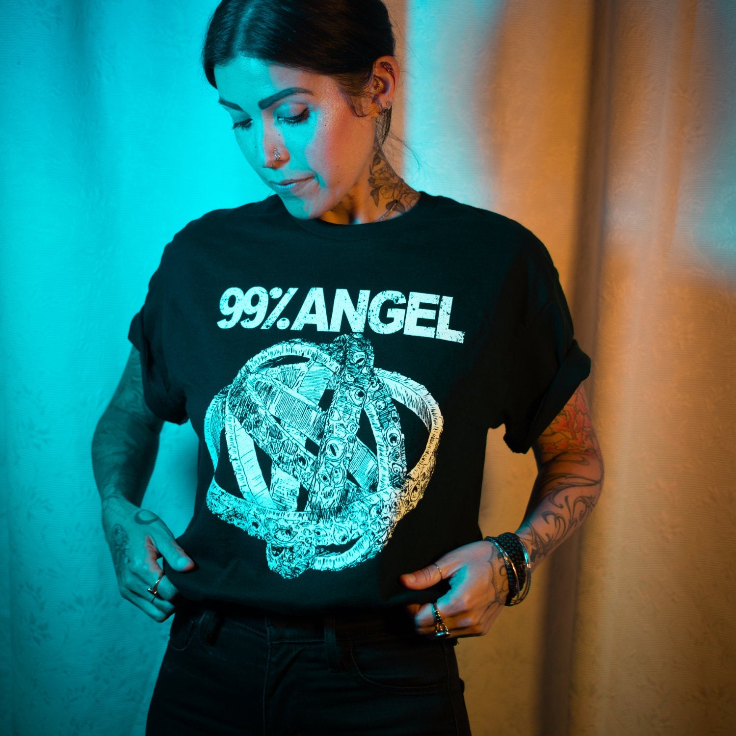 99 Percent Biblical Angel Premium Tee