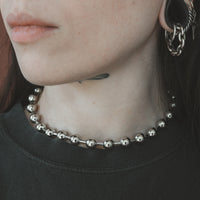 Y2K Stainless Steel Ball Choker