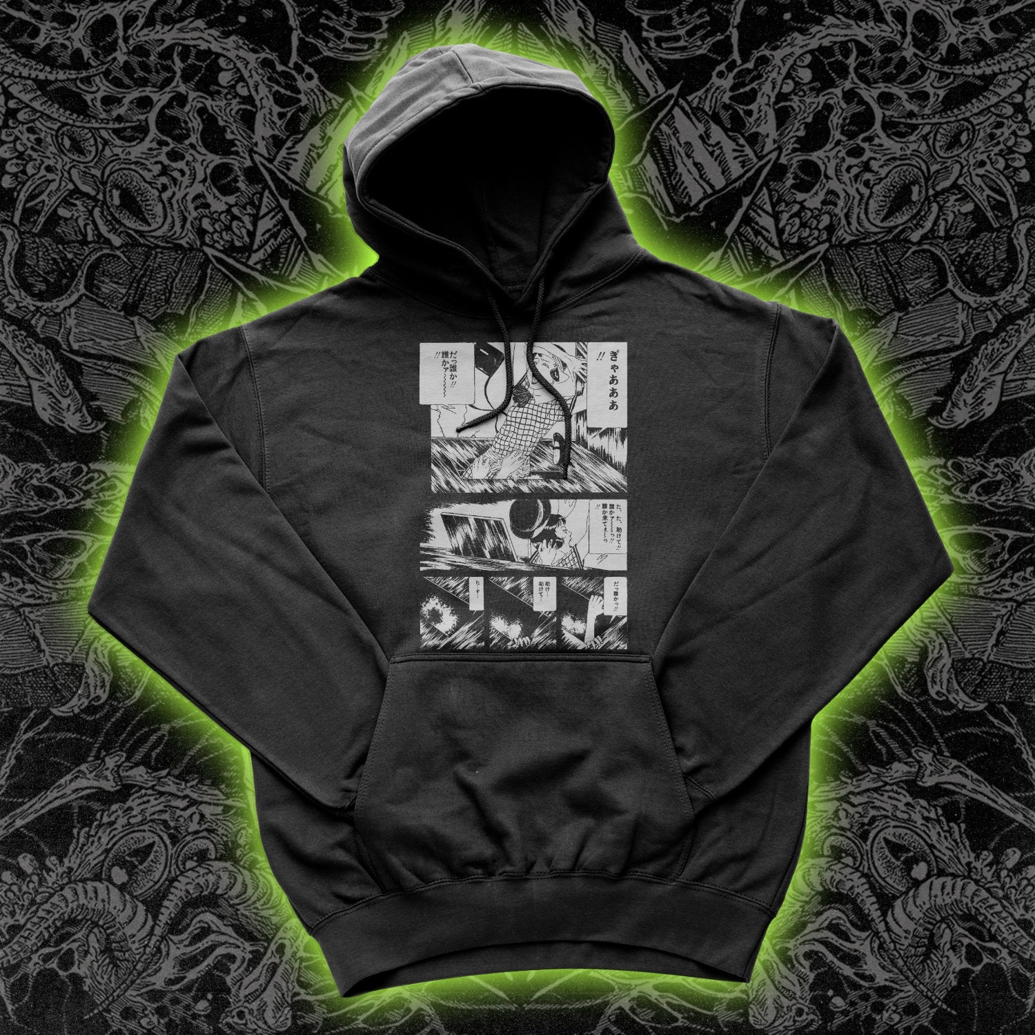 ANIME TRAP DOOR Hoodie | Occult, Cult & Obscure Clothing | Night Channels