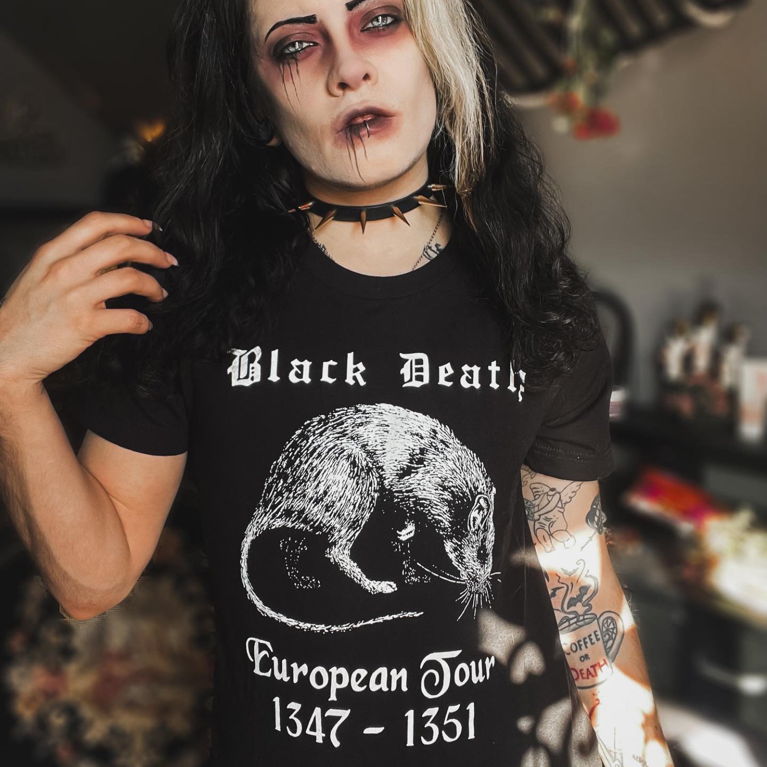 Black Death European Tour Premium Tee