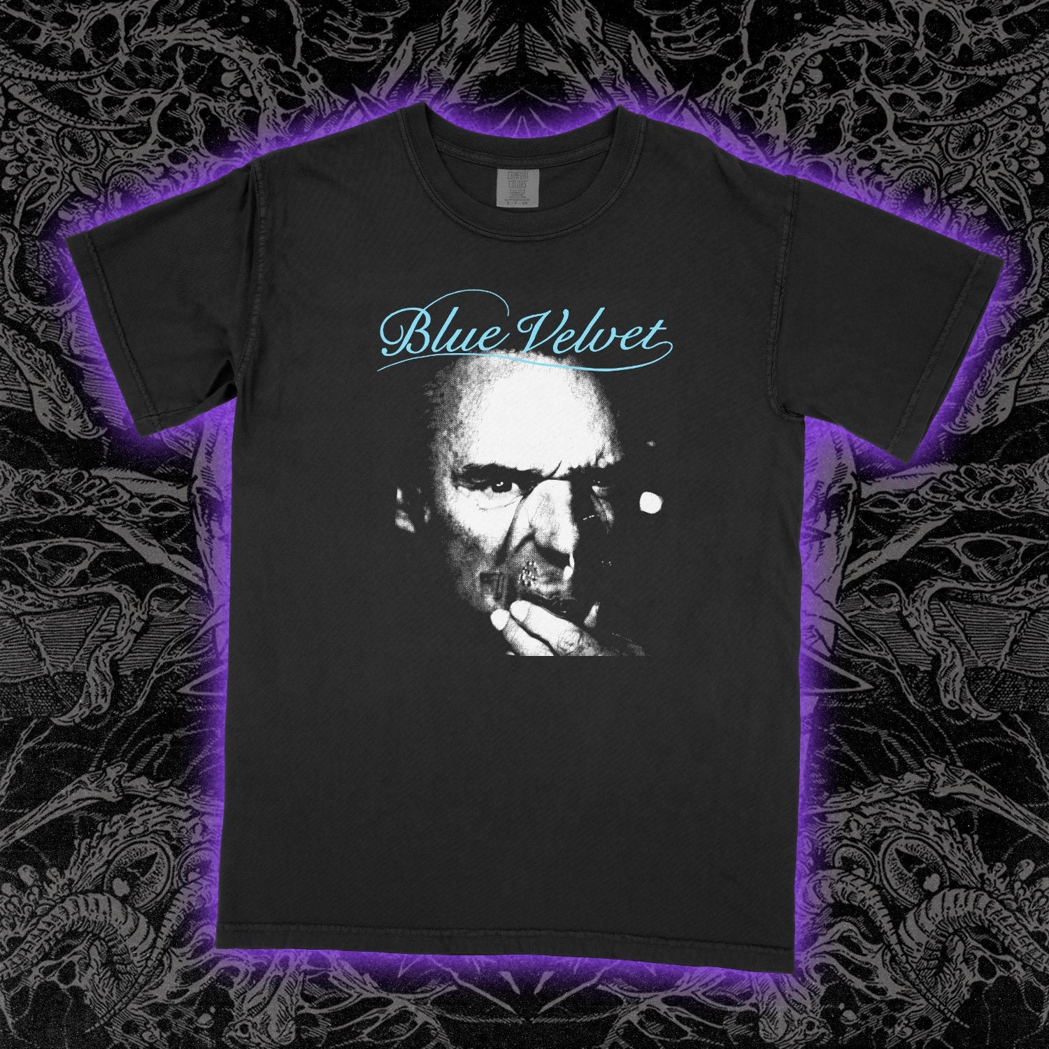 Blue Velvet Tee | Occult Clothing