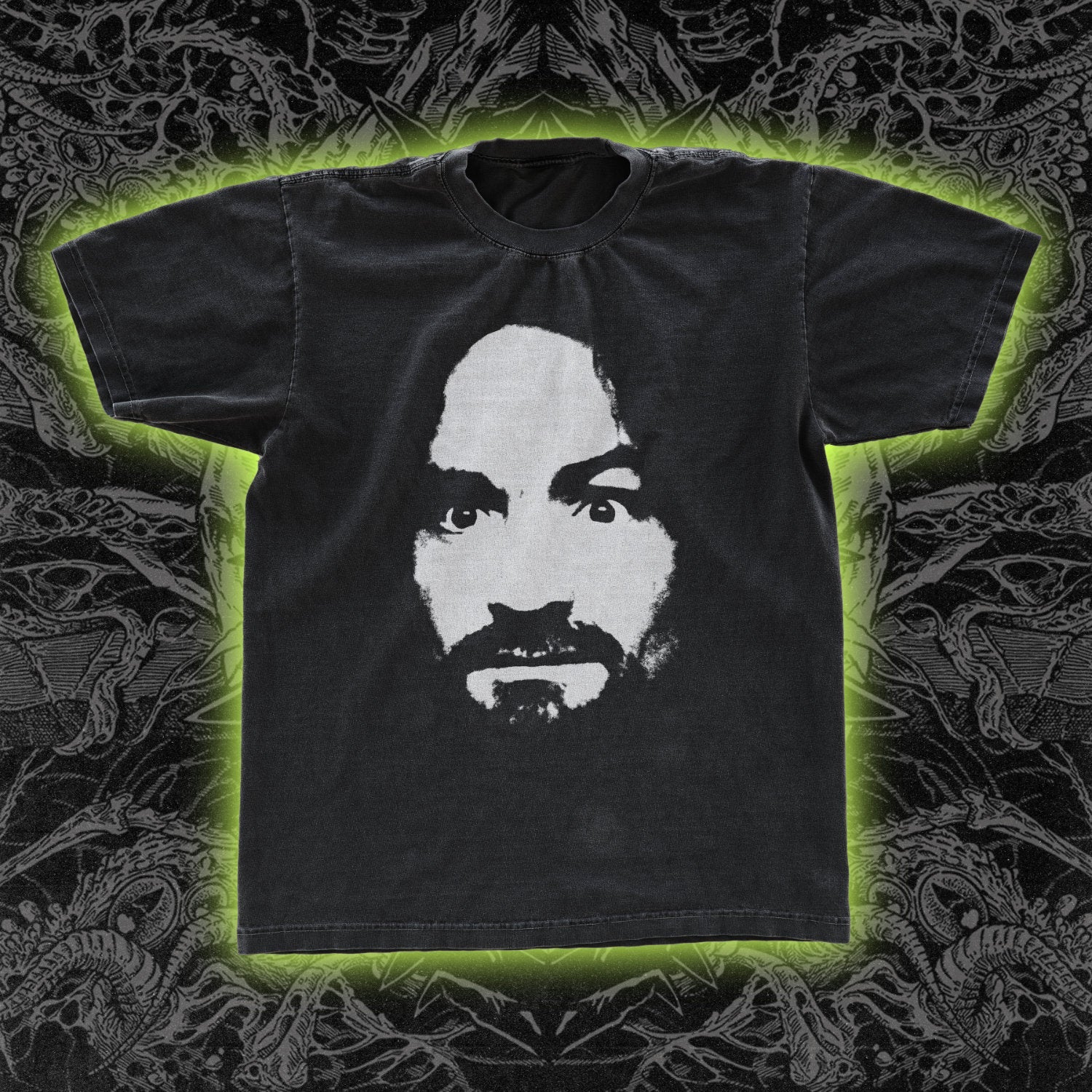 Charles Manson Face Classic Tee
