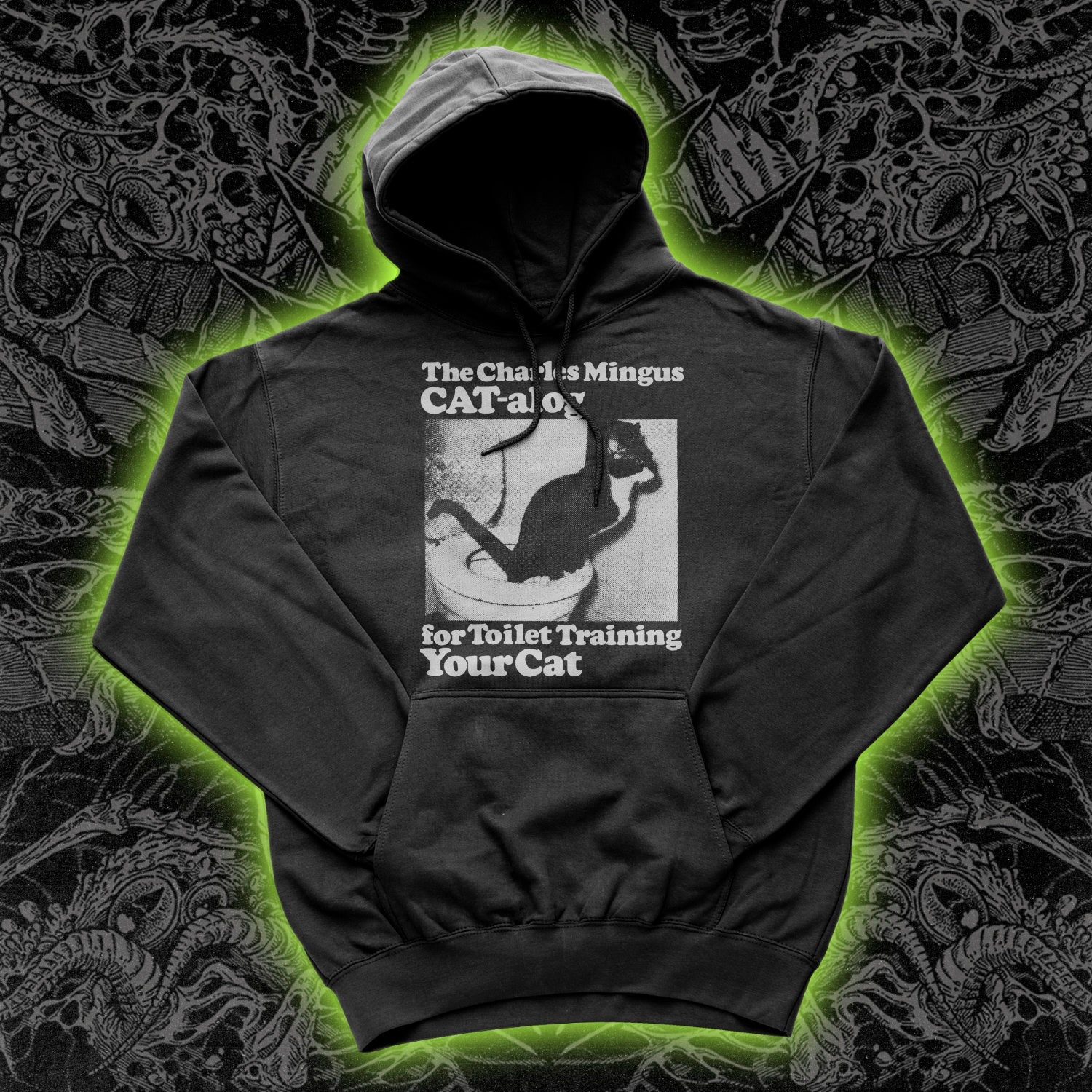 Charles Mingus Cat Toilet Training Hoodie