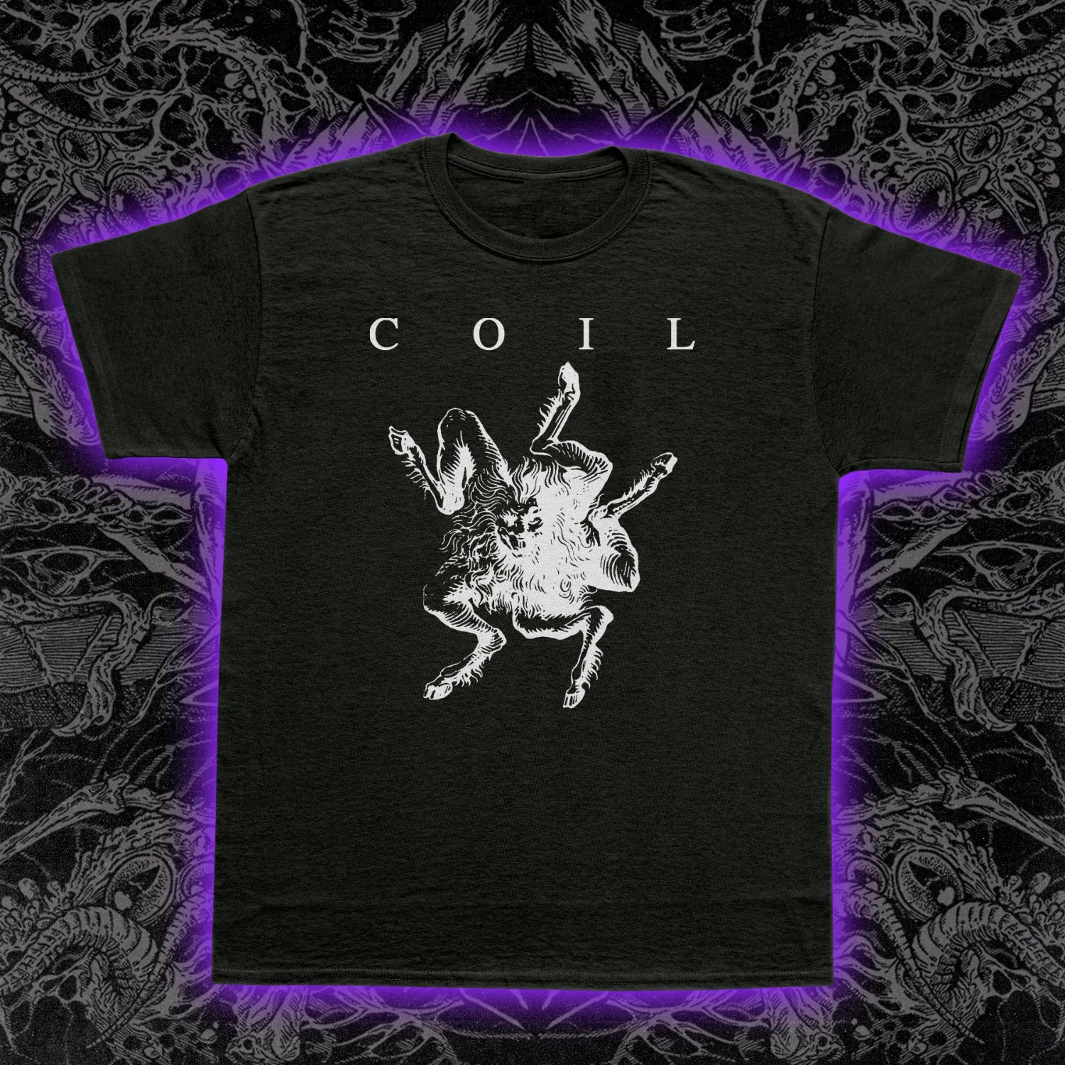 Coil Chaostrophy Slim Fit Tee Occult Clothing