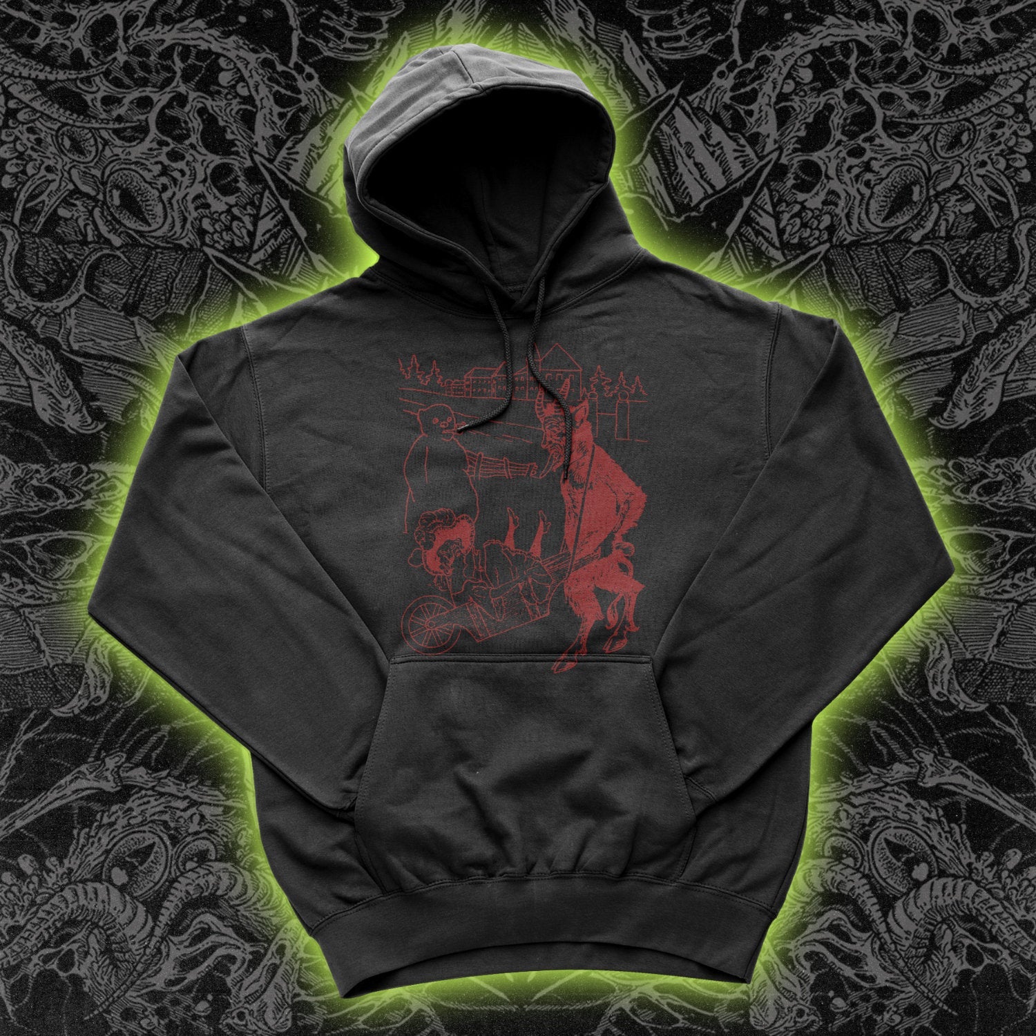 Devil And Maiden Hoodie | Occult Clothing