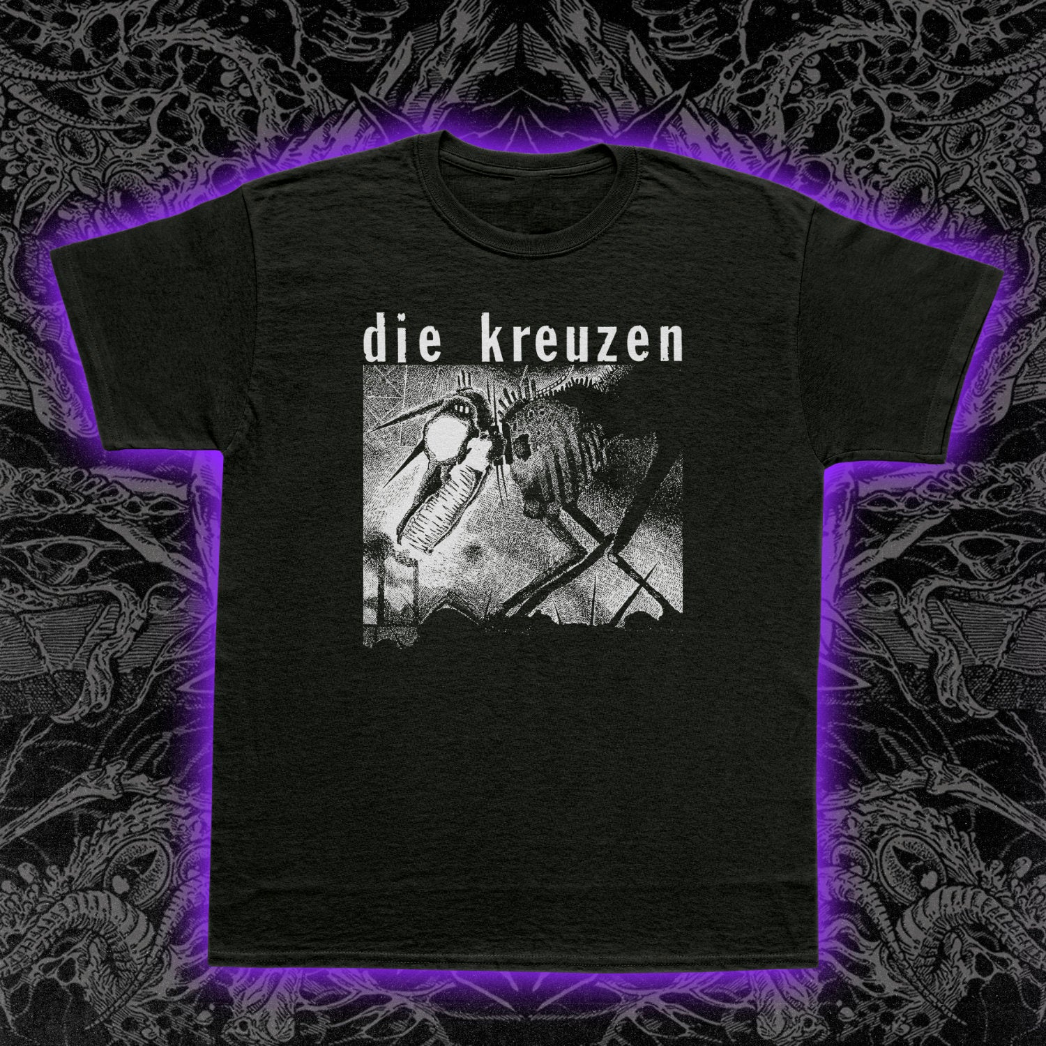 Die Kreuzen Slim Fit Tee | Occult Clothing