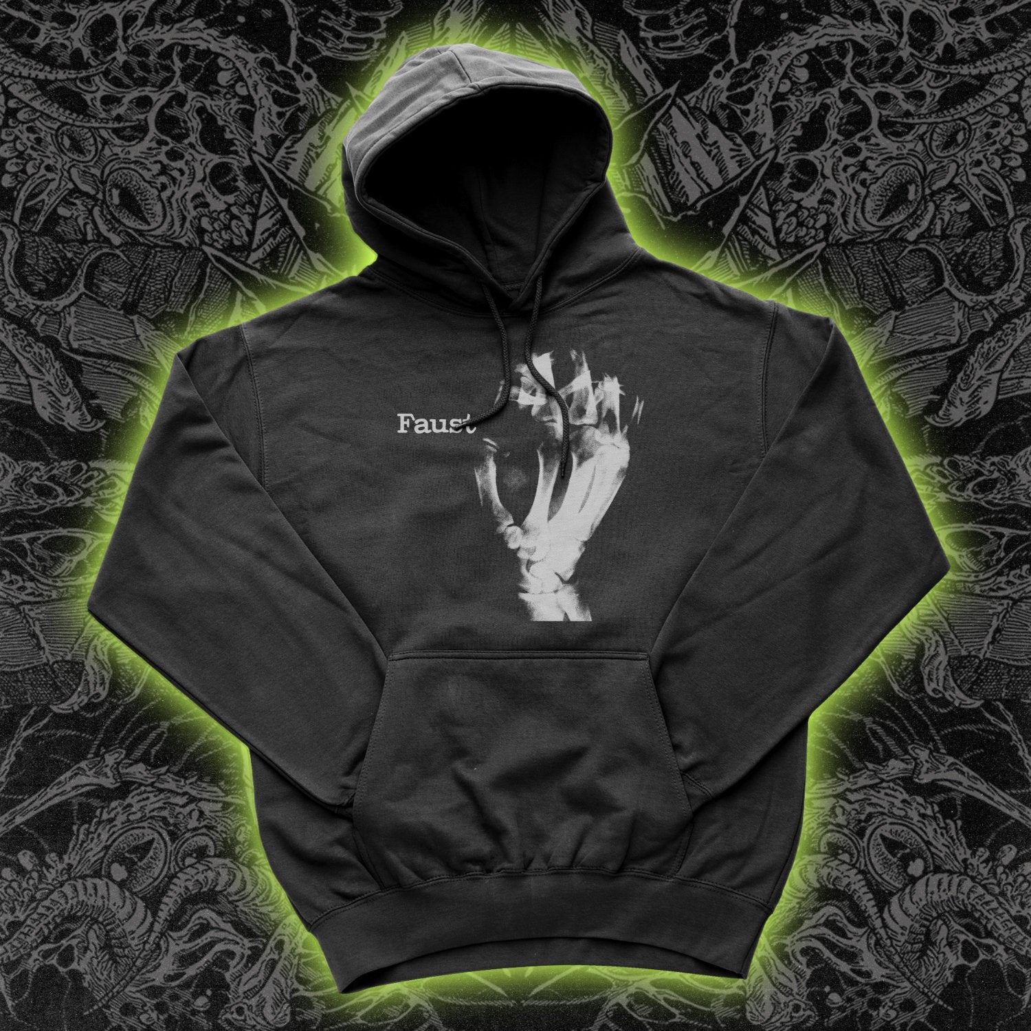 Black best sale fist hoodie