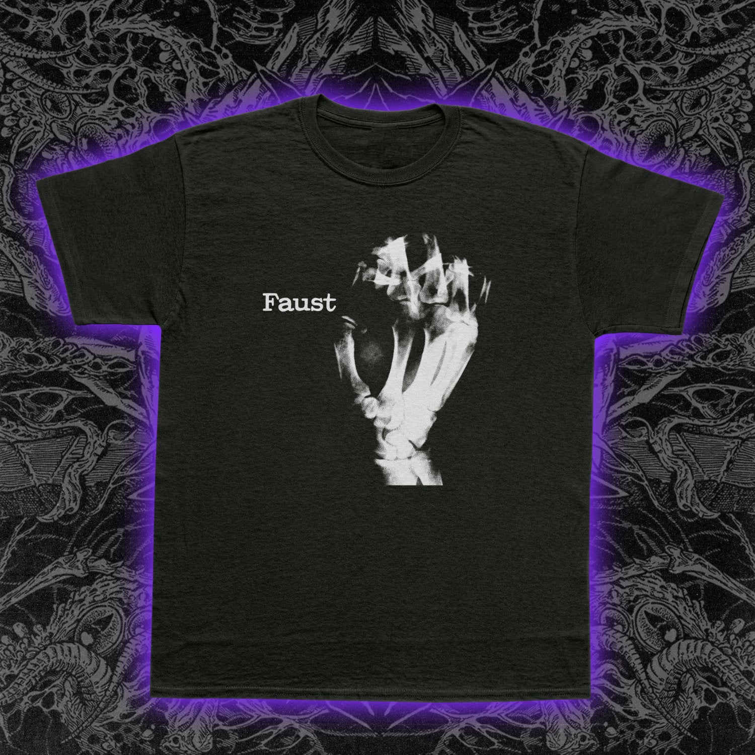 Faust Fist Krautrock Slim Fit Tee | Occult Clothing