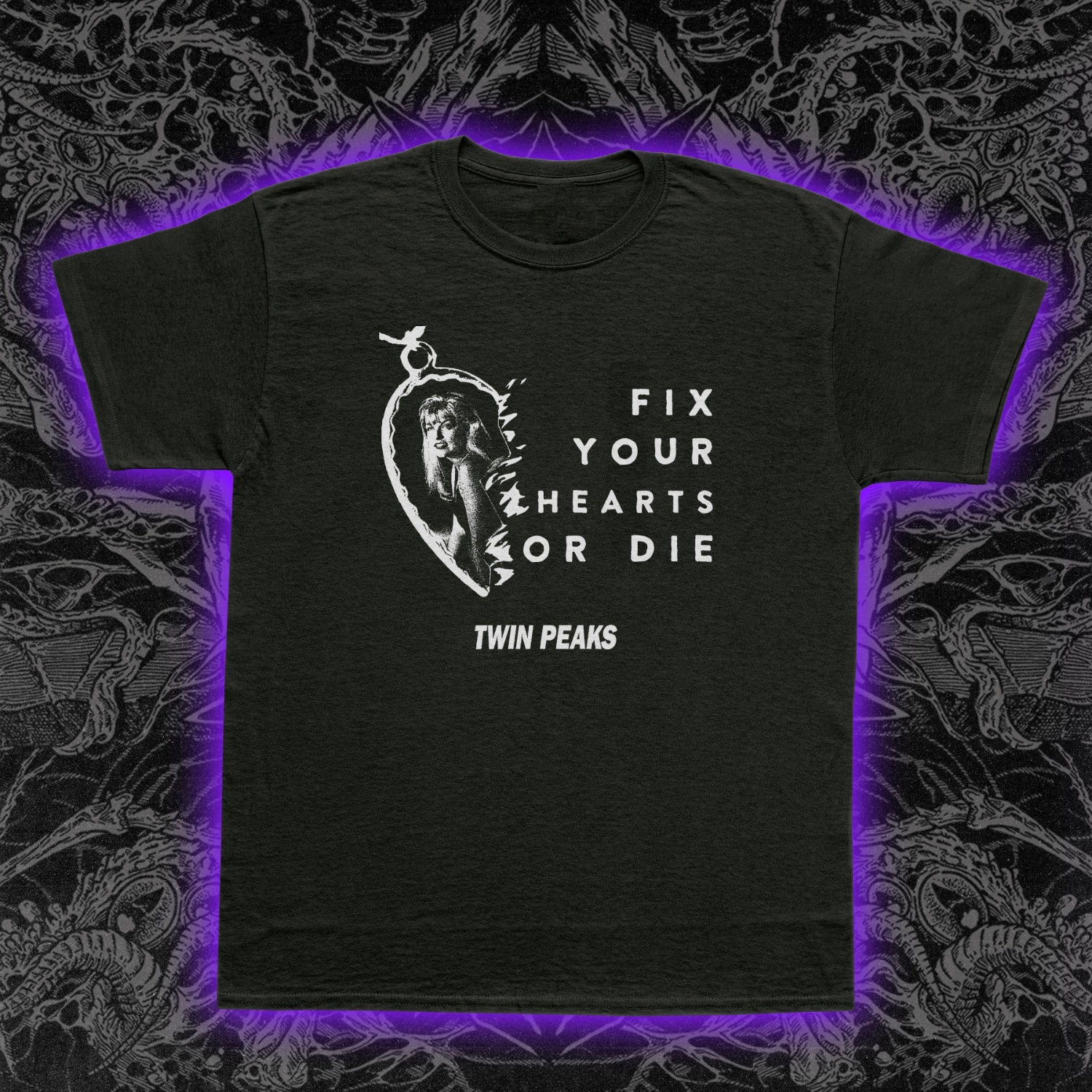 Fix Your Hearts Or Die Twin Peaks Premium Tee