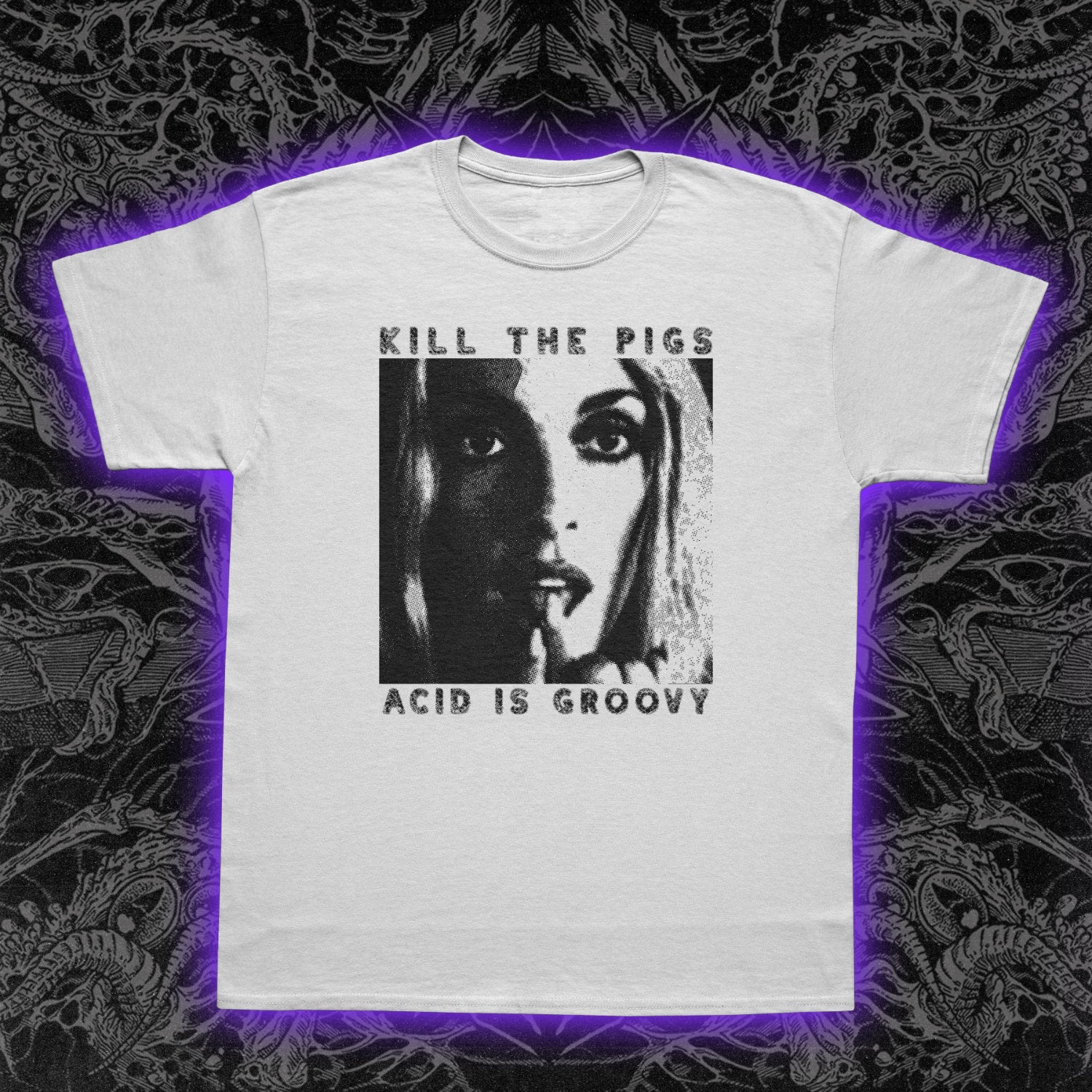 Kill The Pigs Acid Is Groovy Premium Tee