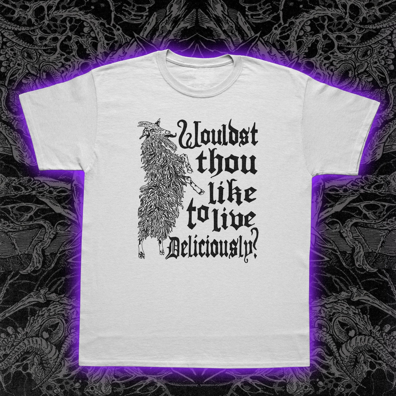 Live Deliciously Black Phillip Premium Tee