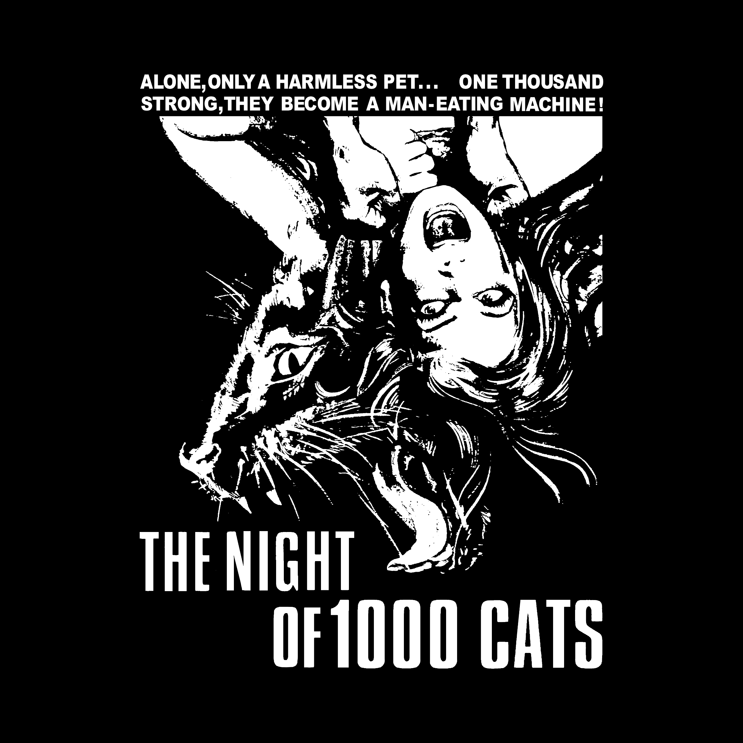 Night Of 1000 Cats Film Premium Tee