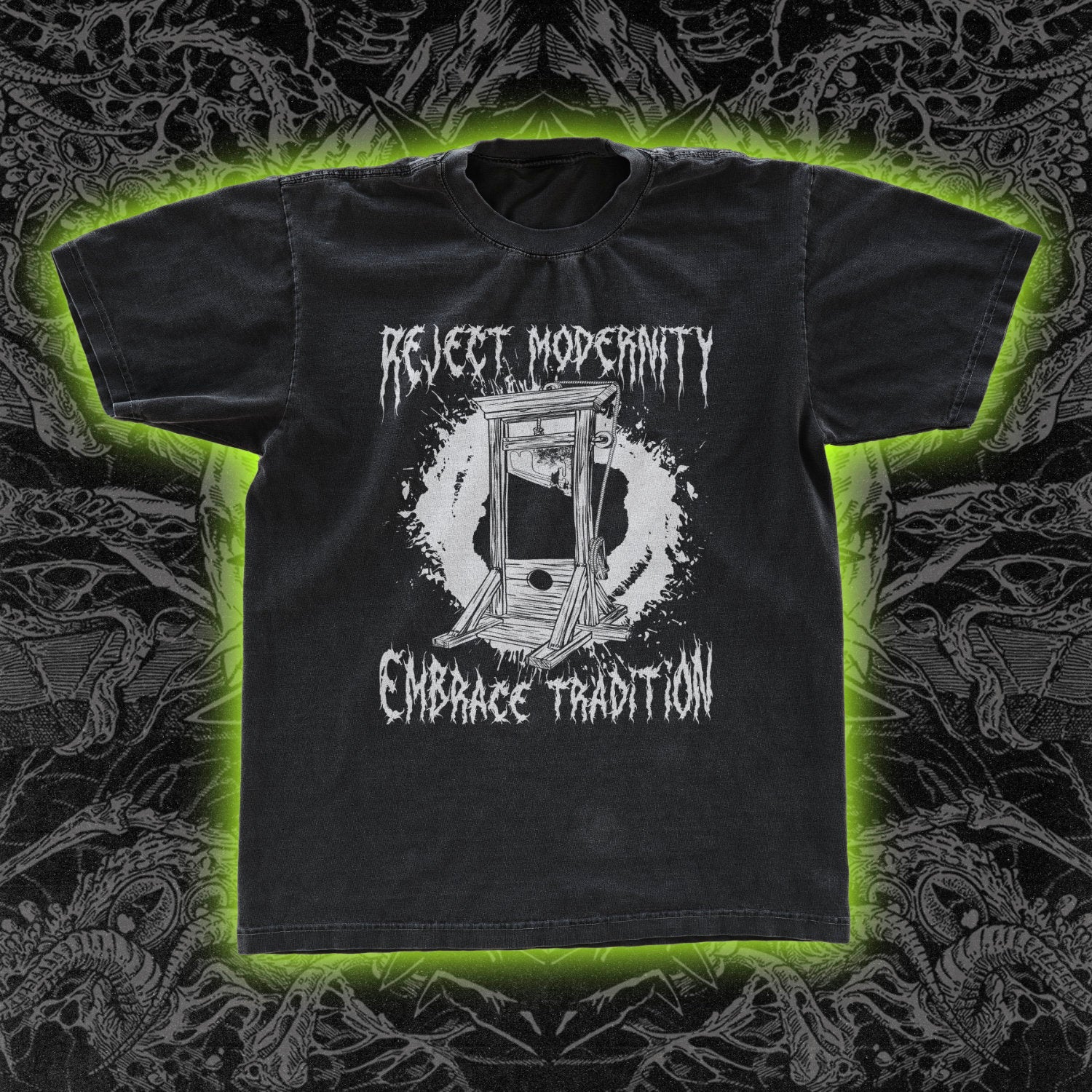 Reject Modernity Embrace Guillotine Classic Tee