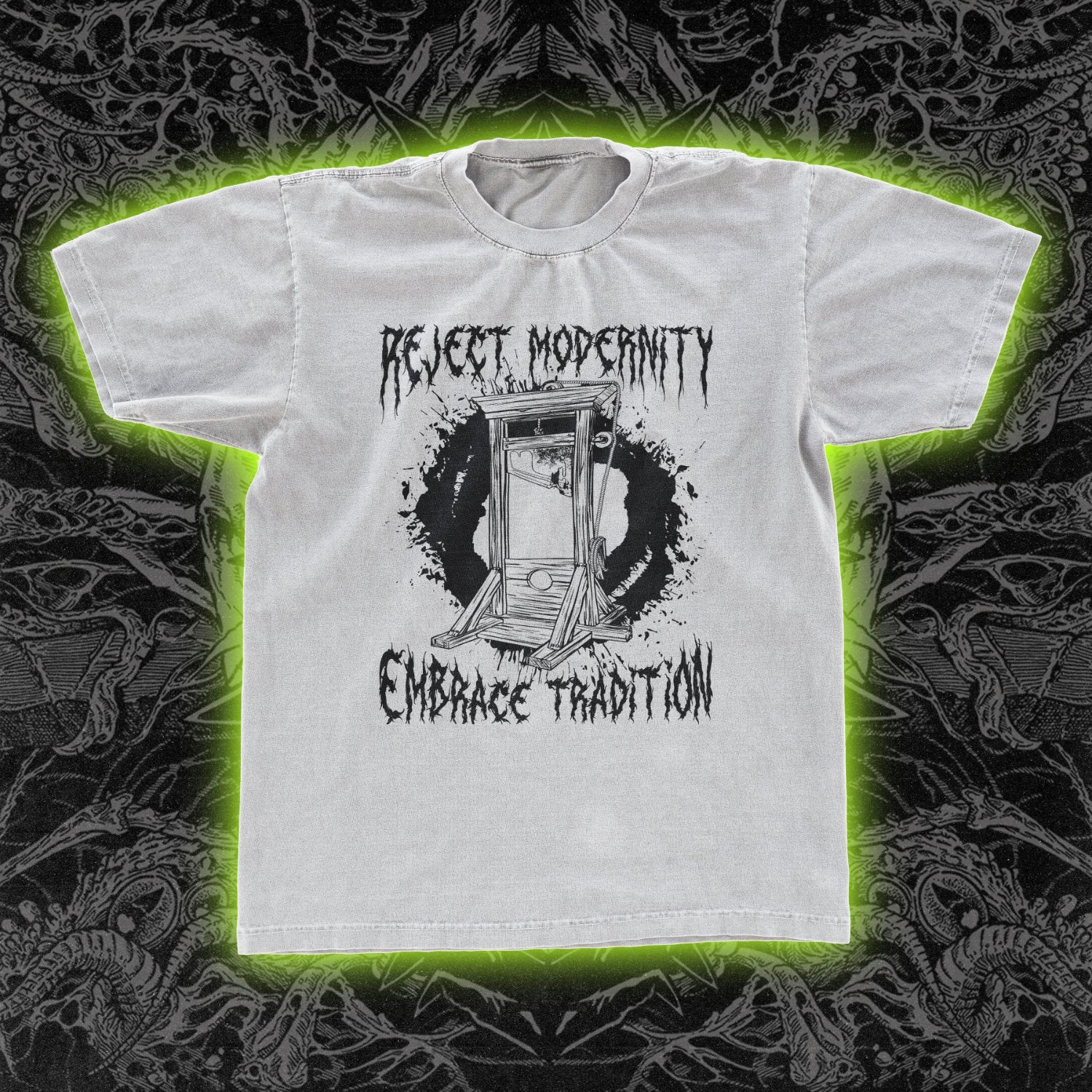 Reject Modernity Embrace Guillotine Classic Tee