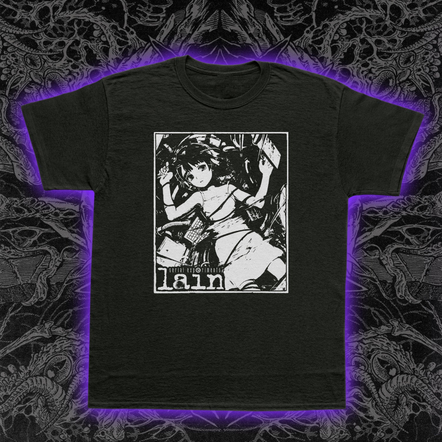 Serial Experiments Lain Slim Fit Tee