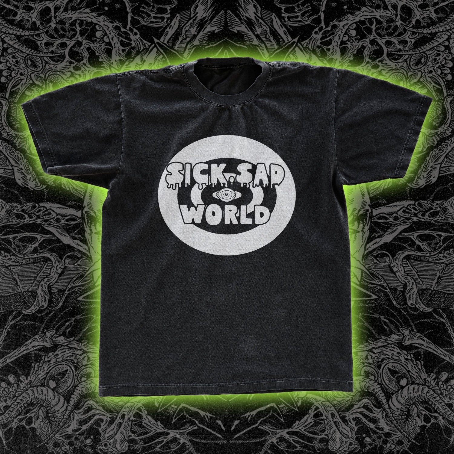 Vendax Sick Sad World Sick Sad World Sweatshirt met capuchon, uniseks Vendax Sick Sad World Sick Sad World Sweatshirt met capuchon, uniseks