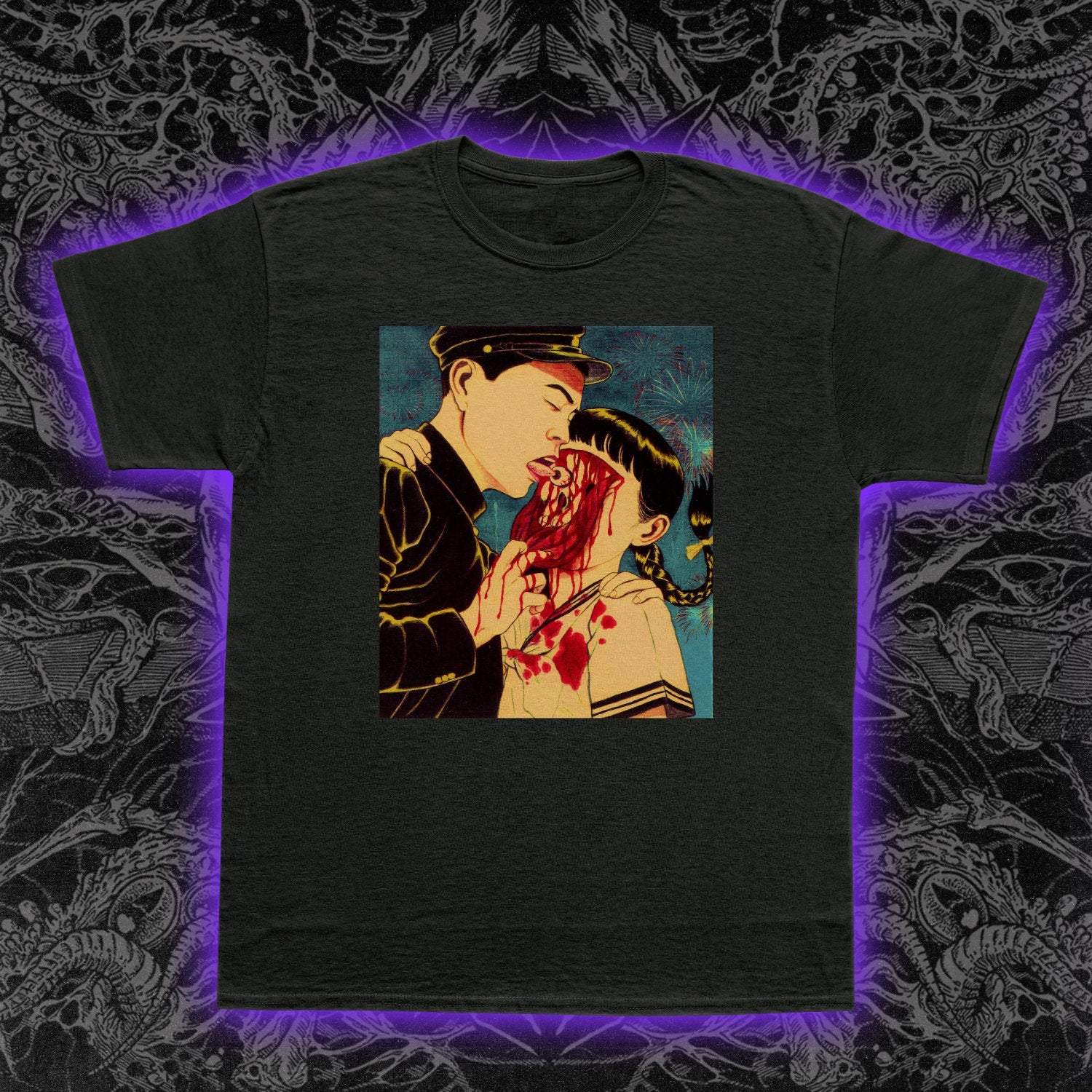 Suehiro Maruo Bloody Face Premium Tee