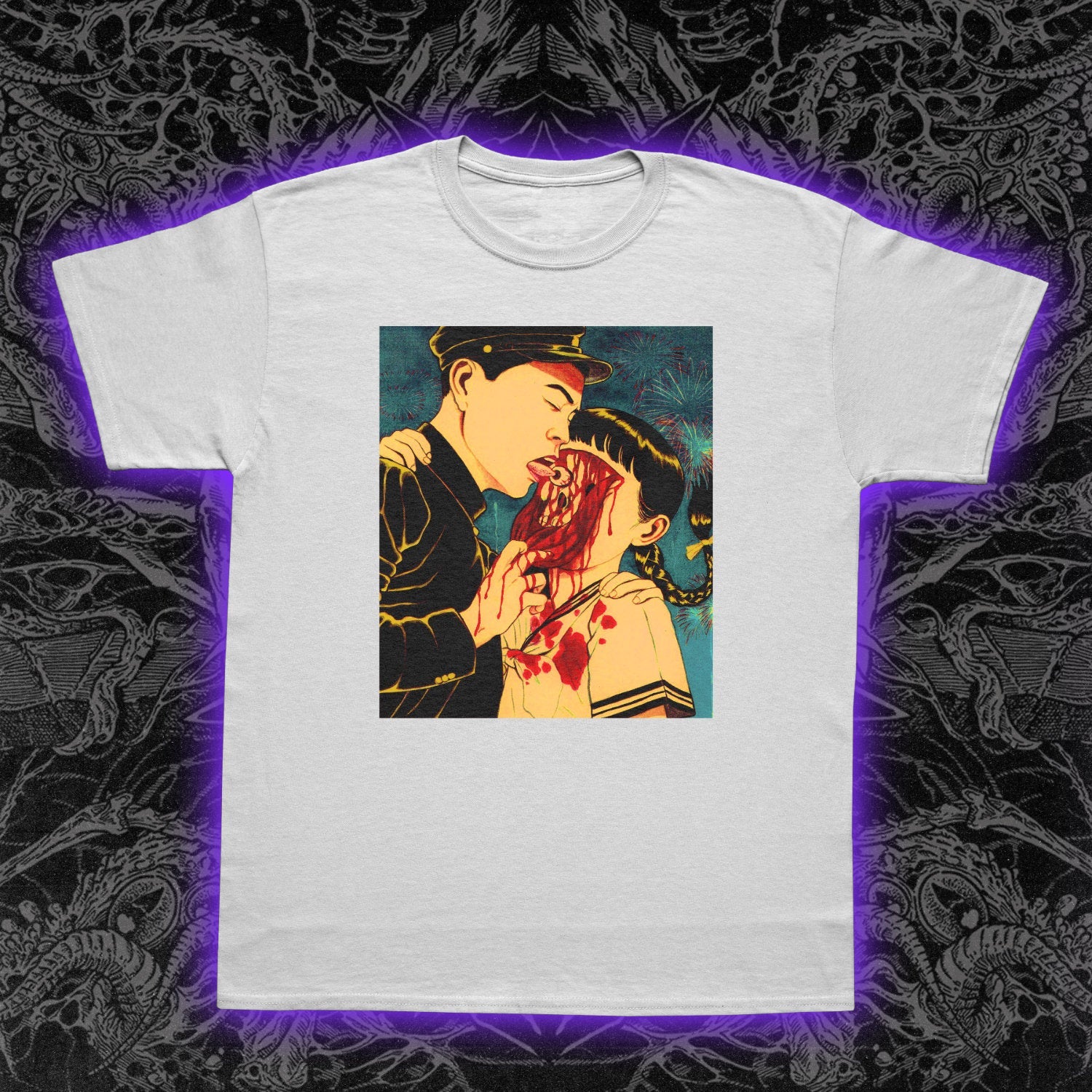 Suehiro Maruo Bloody Face Premium Tee