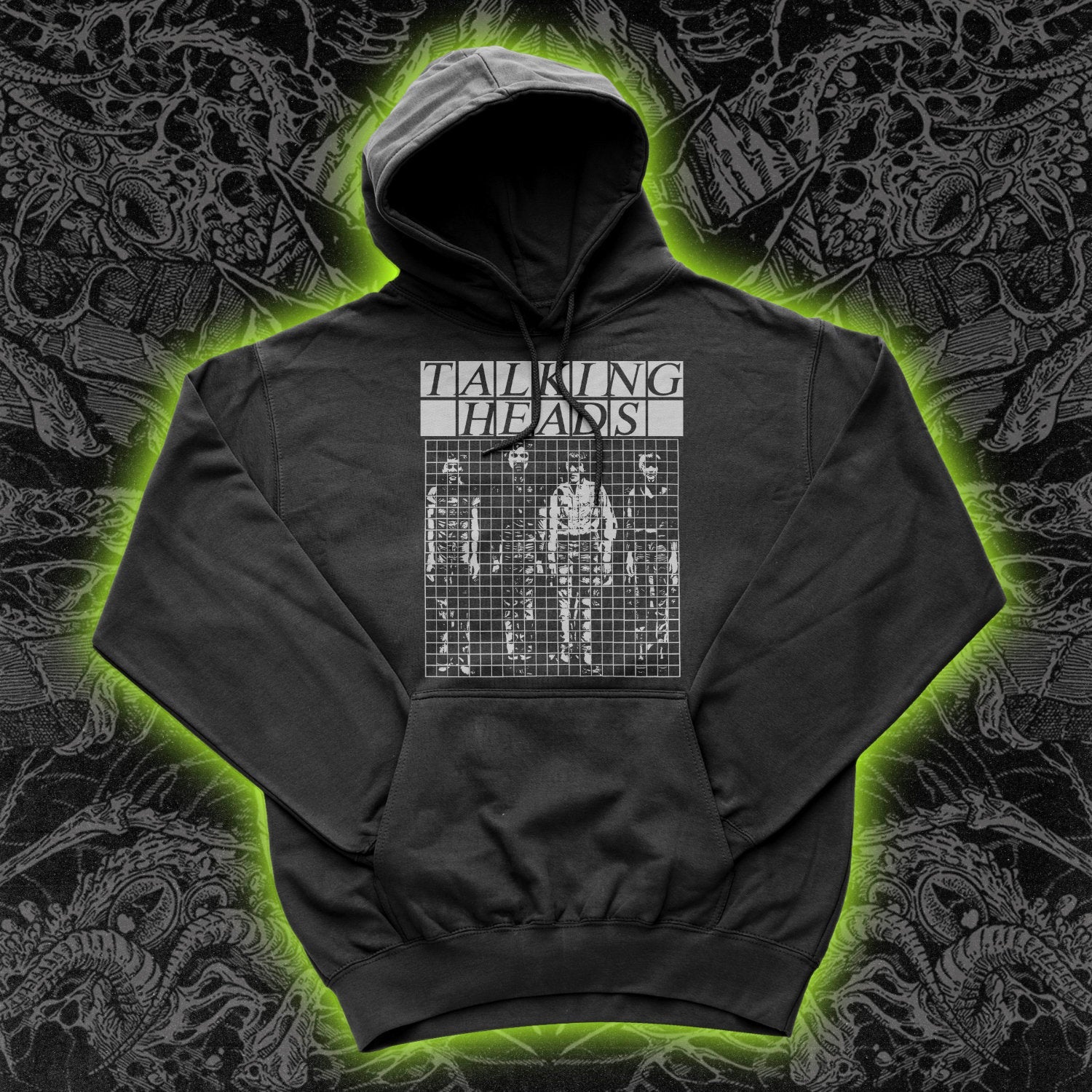 Talking Heads Buildings And Food Hoodie