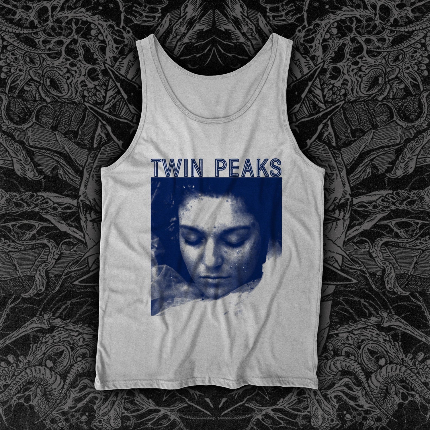 Twin Peaks Wrapped In Plastic Tank White