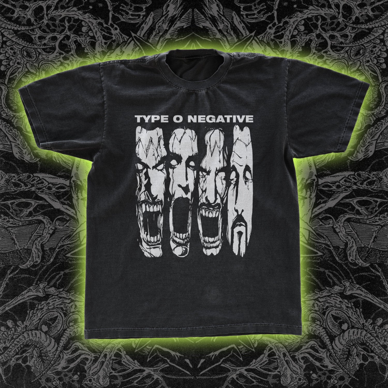 Type O Negative Warped Faces, TYPE O NEGATIVE All T-Shirts