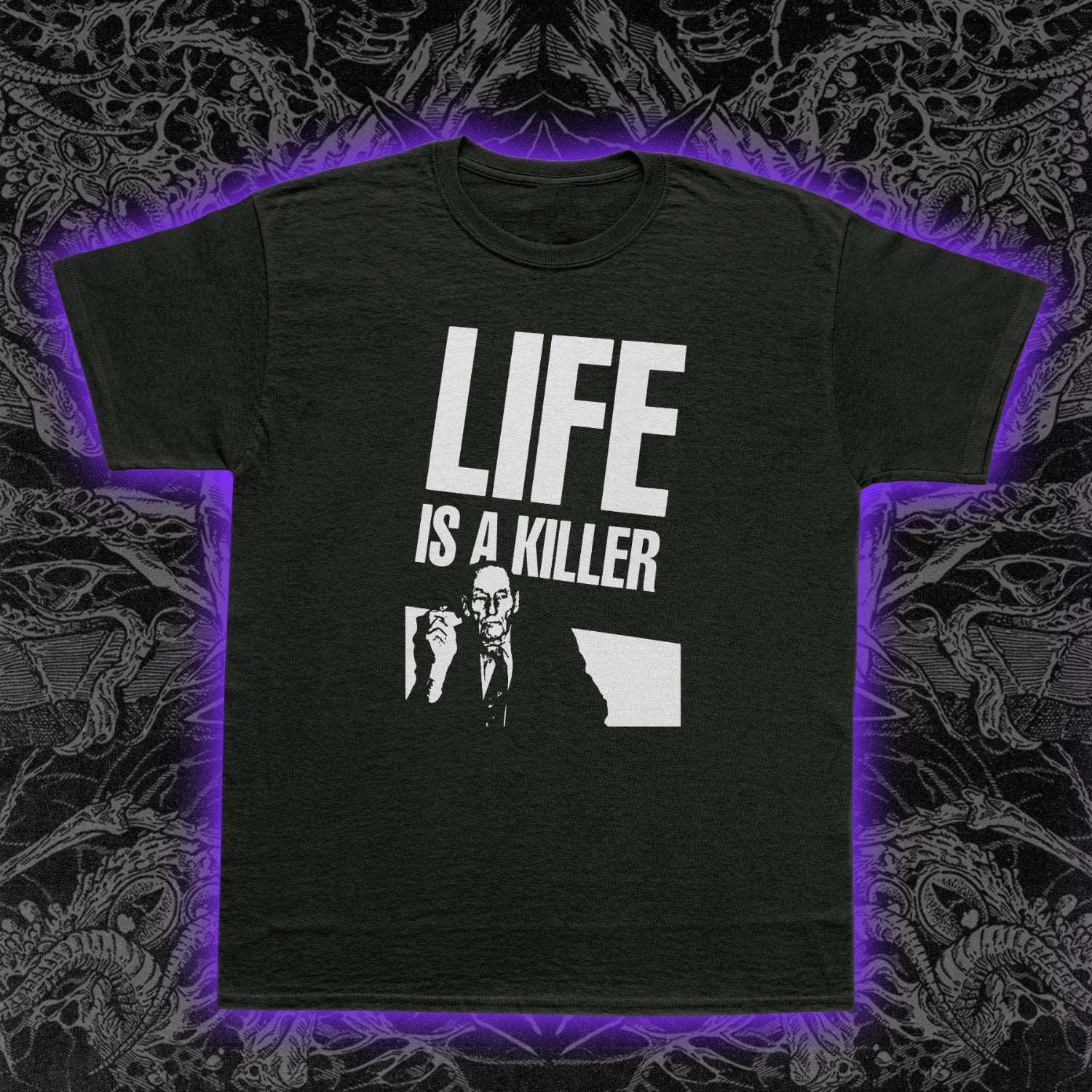 William Burroughs Life Is A Killer Premium Tee