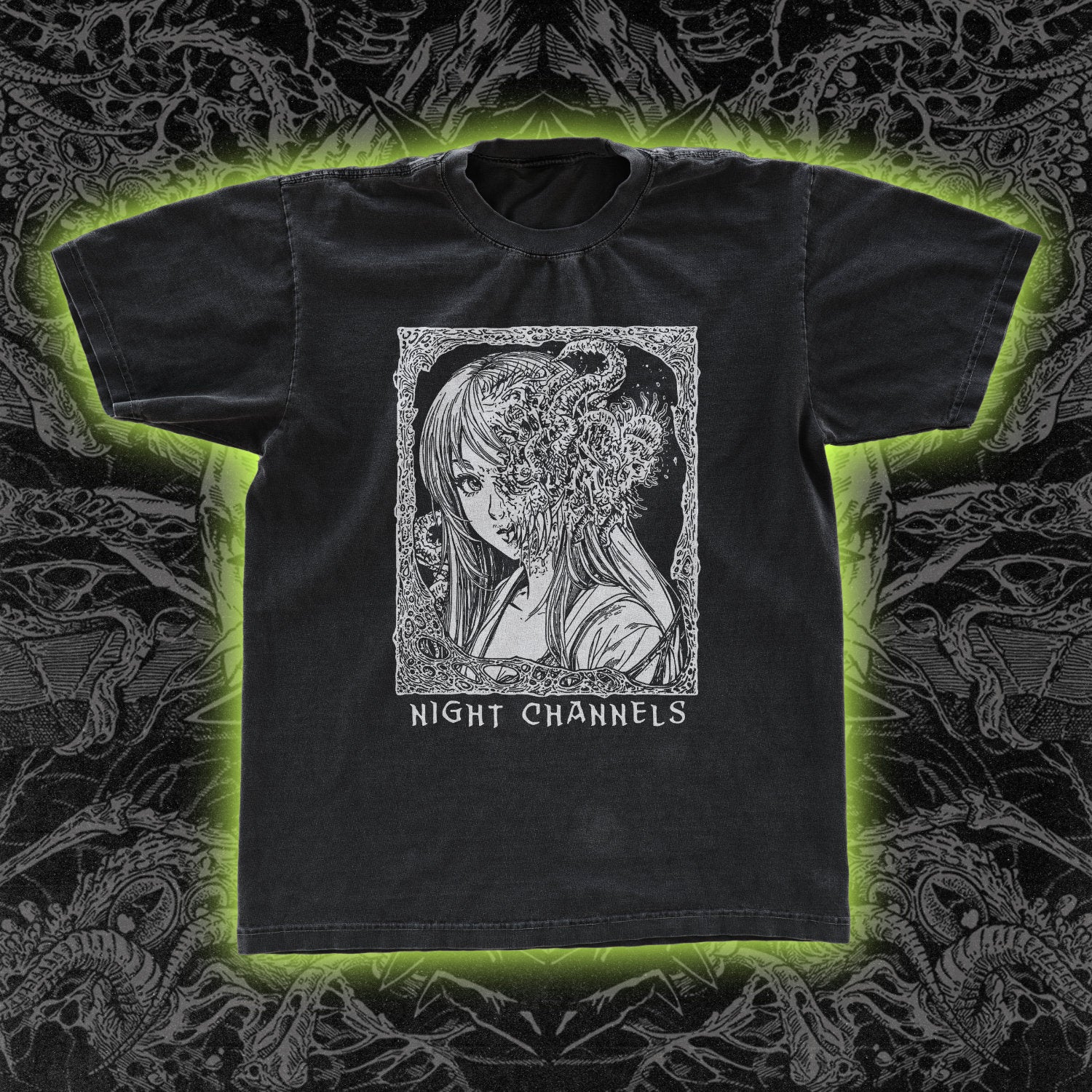 Mutant Girl Night Channels - Classic Tee