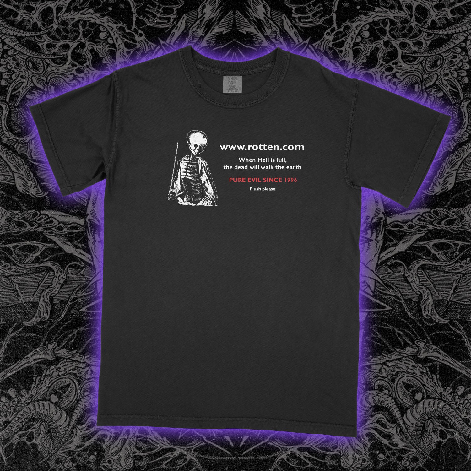 Rotten.com Hell is Full - Heavy Tee