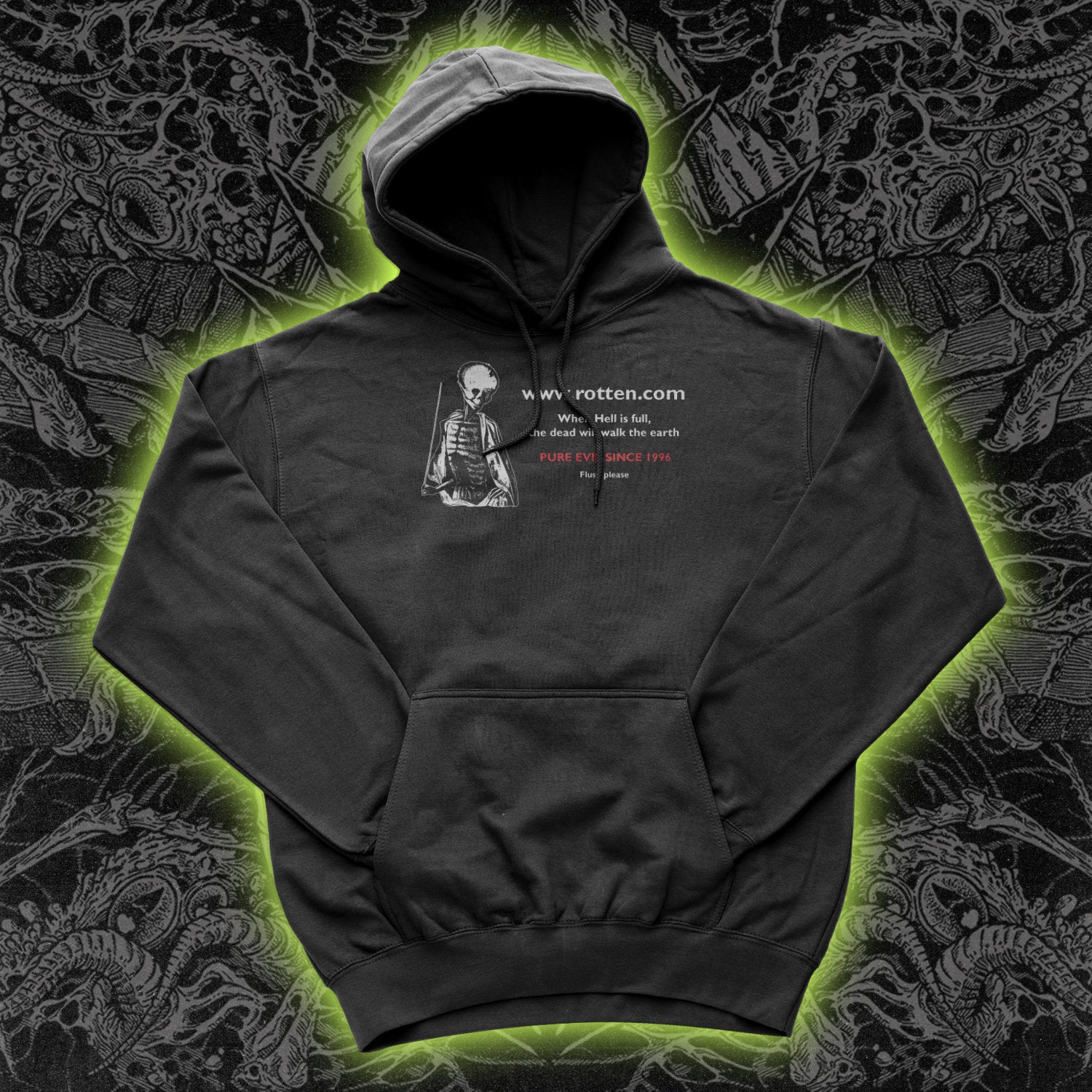 Rotten.com Hell is Full - Hoodie
