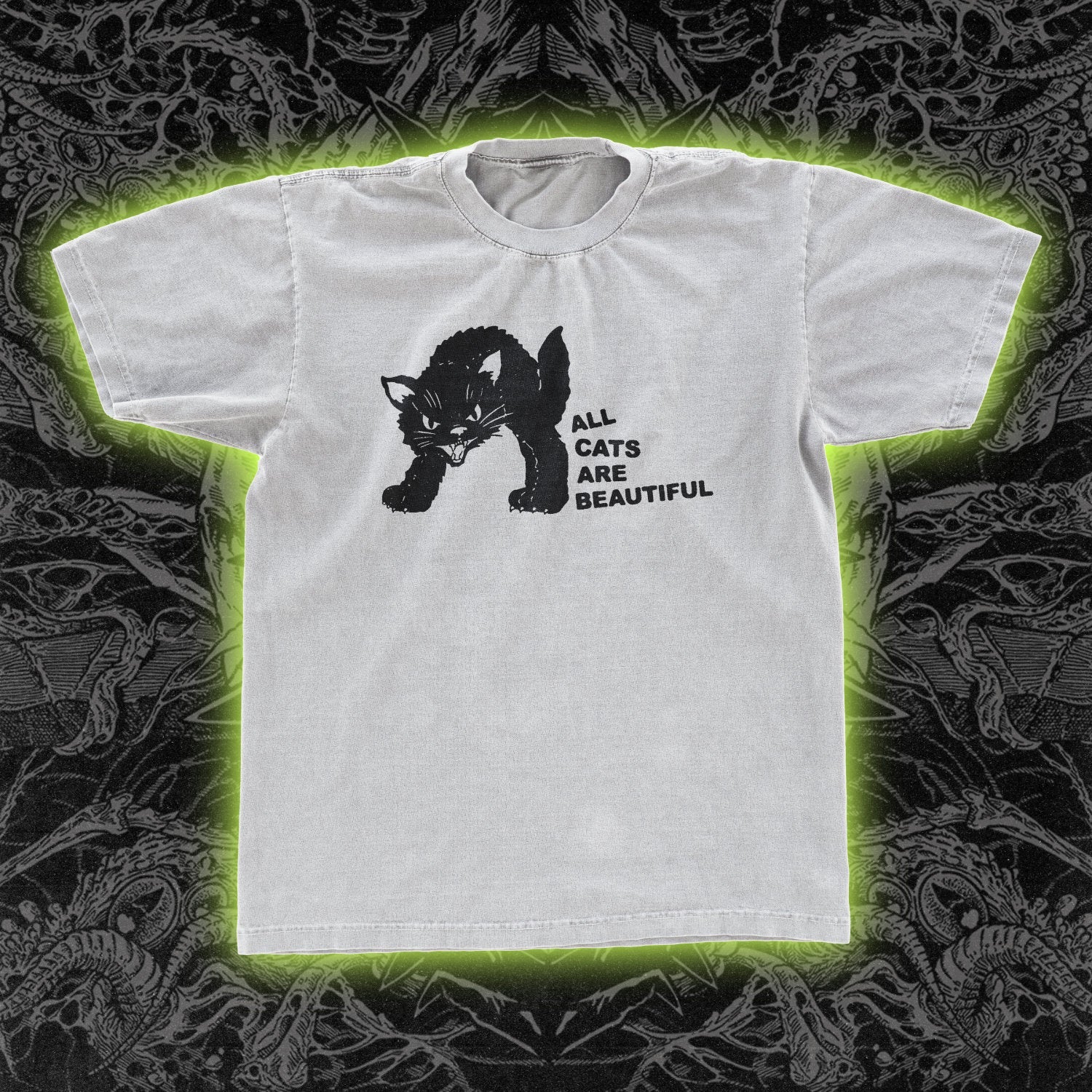 All Cats Are Beautiful Redux Classic Tee White