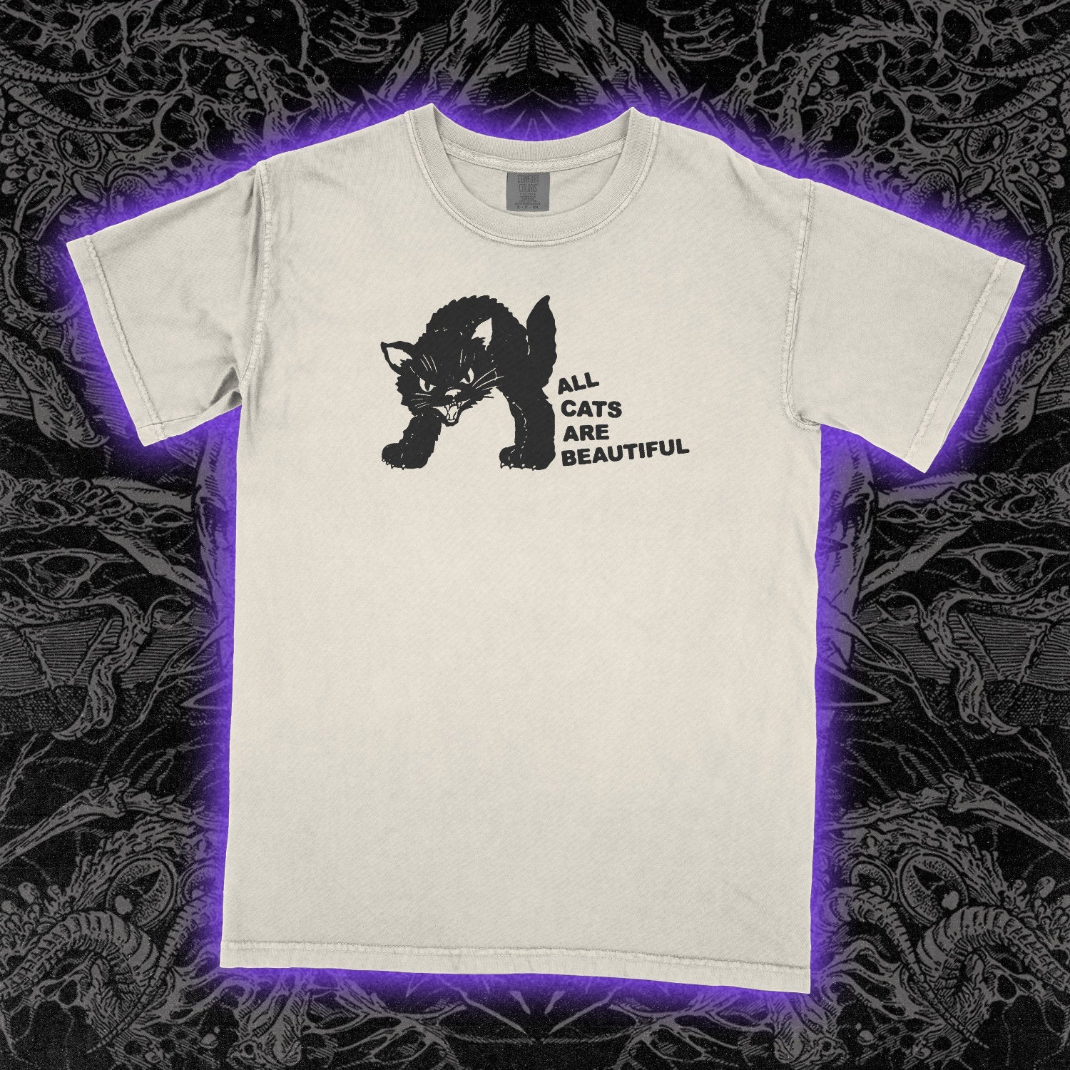 All Cats Are Beautiful Redux Heavy Tee Ivory