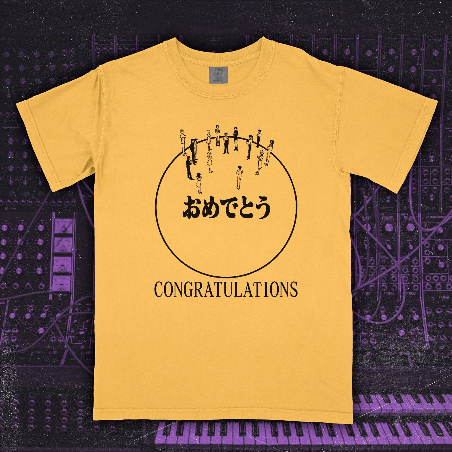 Evangelion Congratulations Heavy Tee Citrus