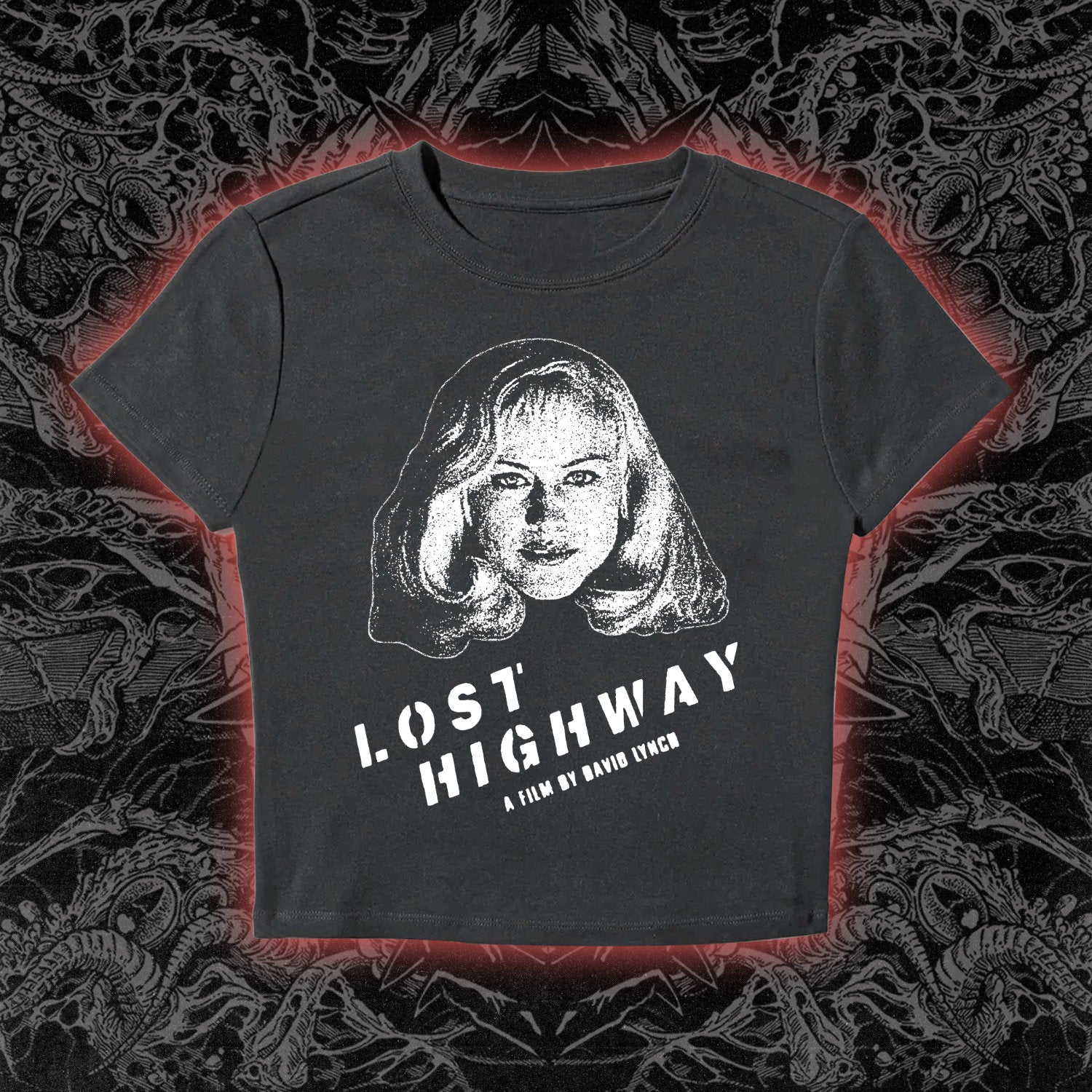 Lost Highway Baby Tee Black