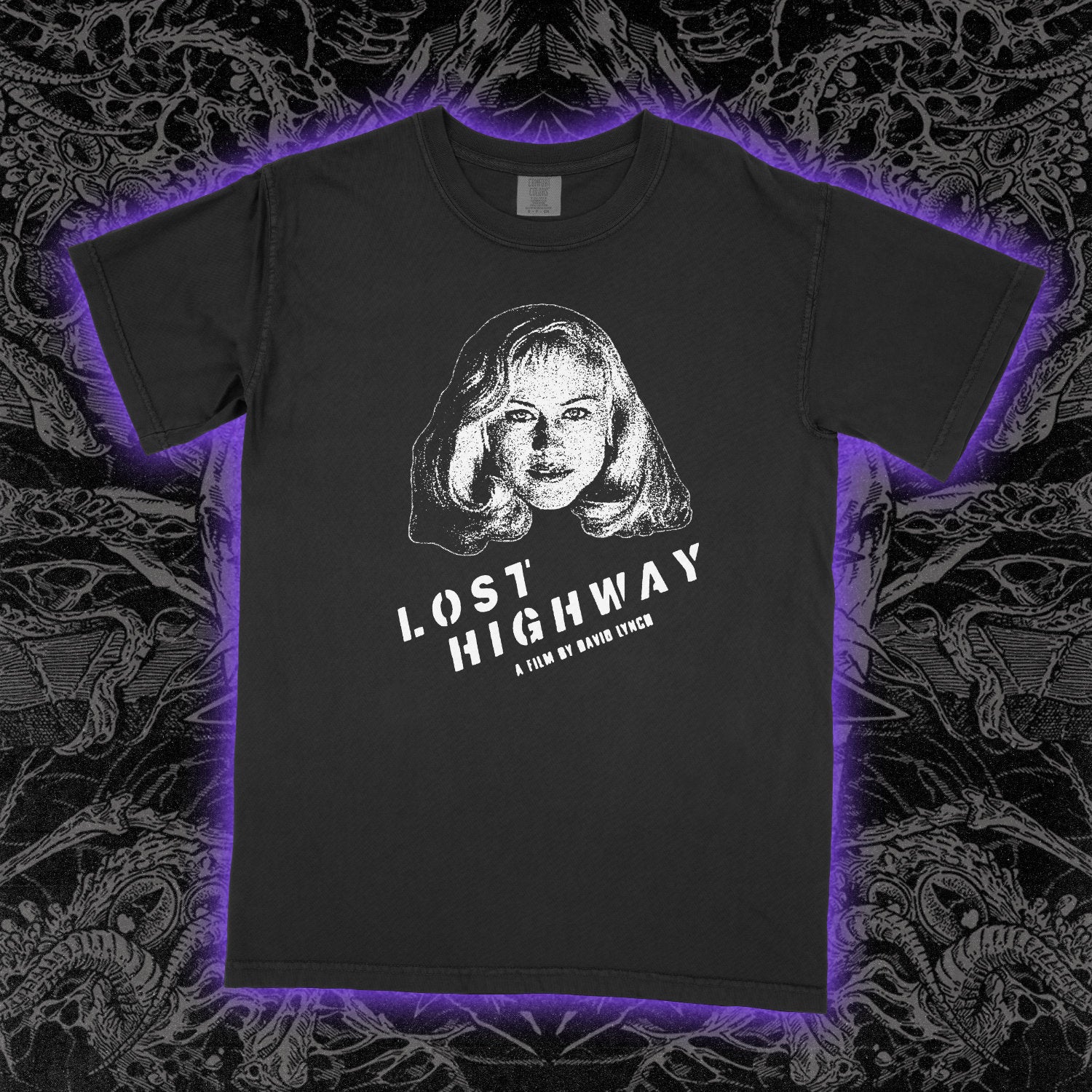 Lost Highway Heavy Tee Black