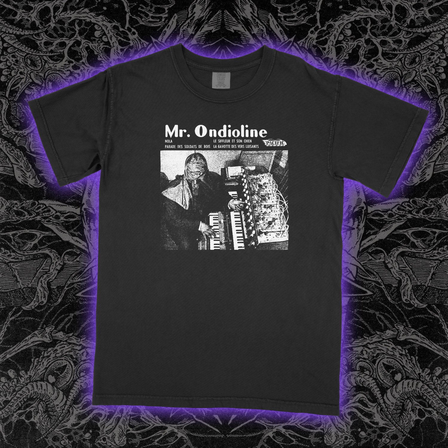 Mr Ondioline Heavy Tee Black