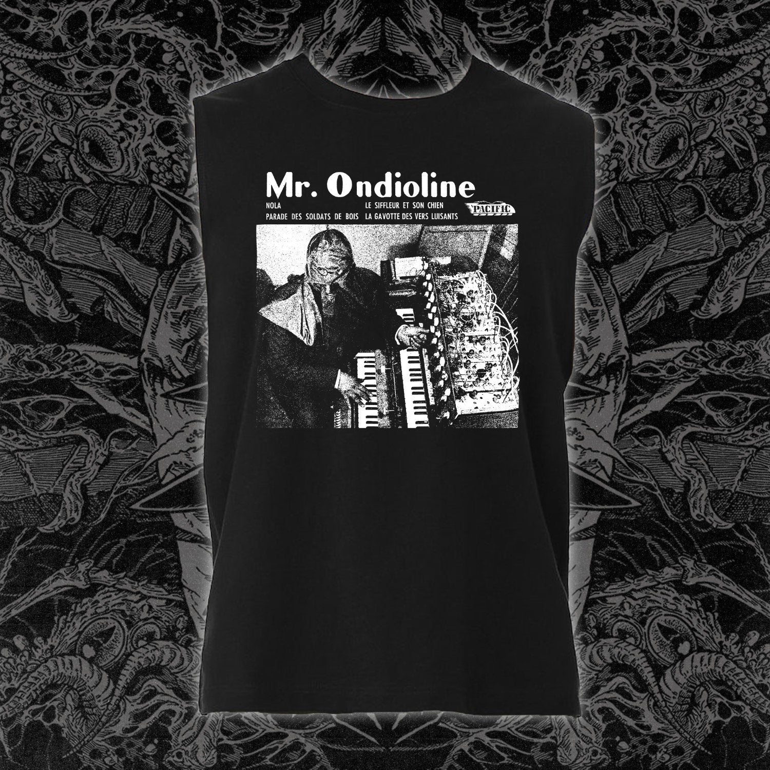 Mr Ondioline Muscle Tee Black