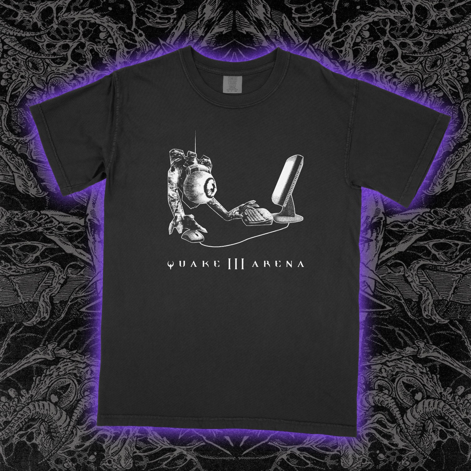Quake 3 Heavy Tee Black