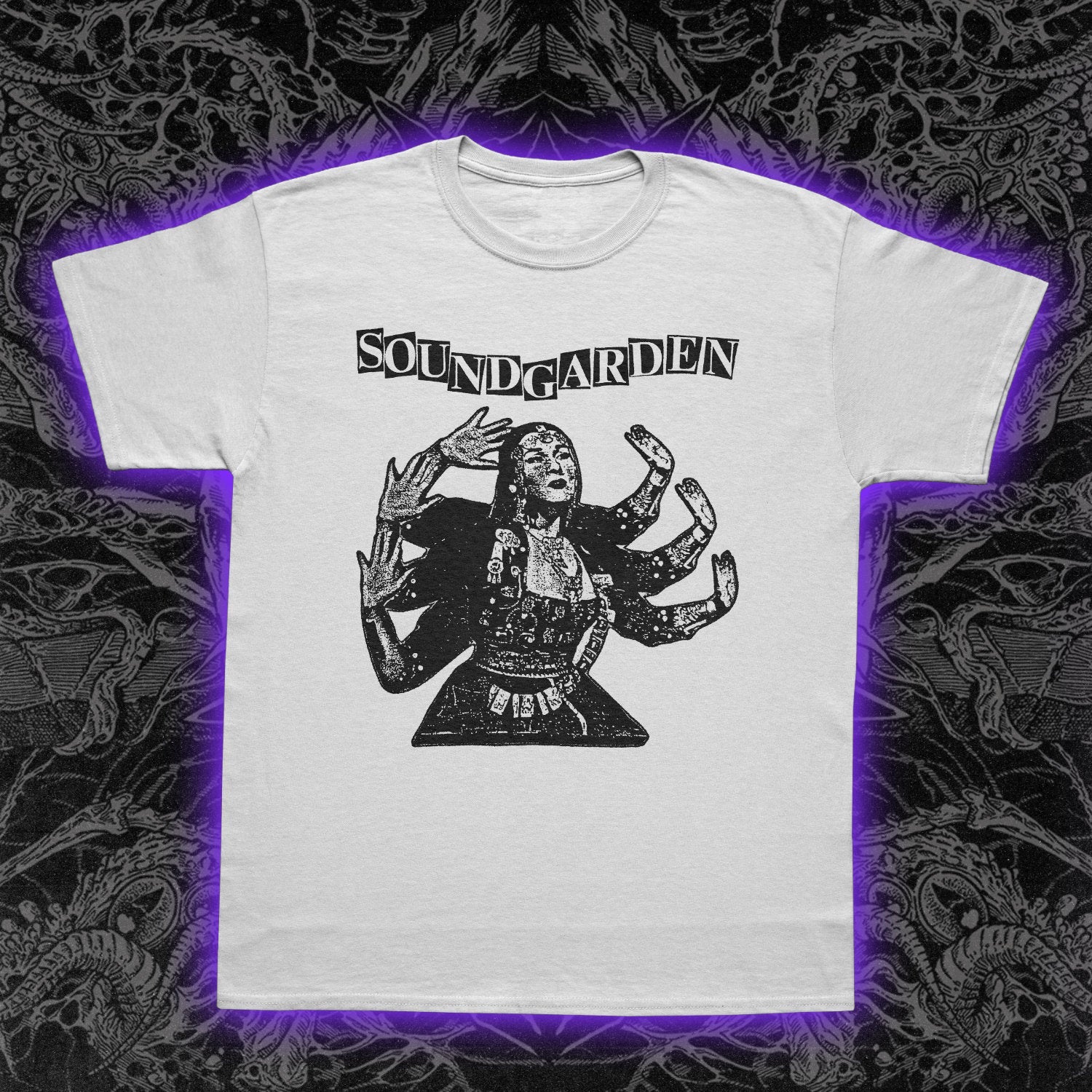 Soundgarden Slim Fit Tee White