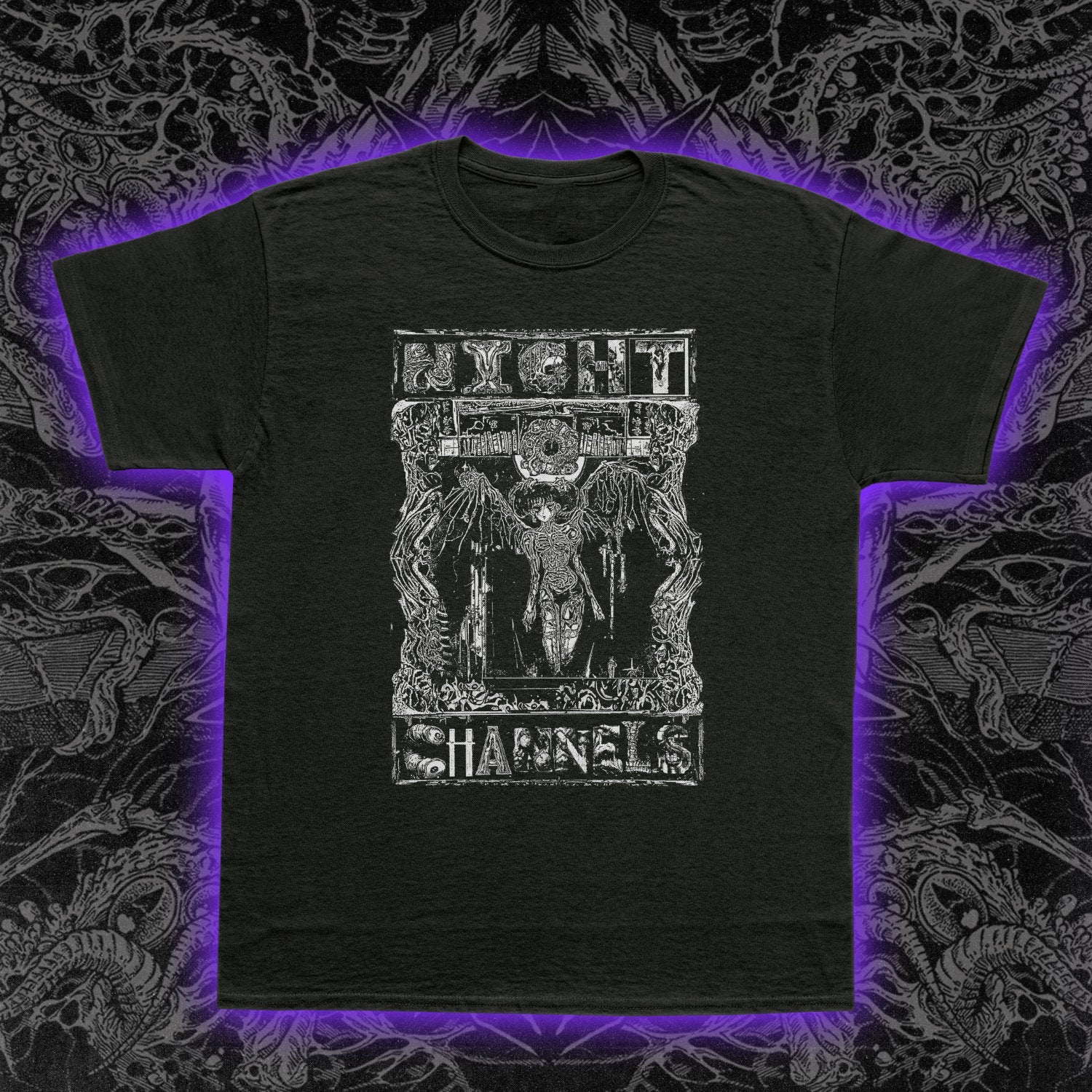 Wing Girl Slim Fit Tee Black