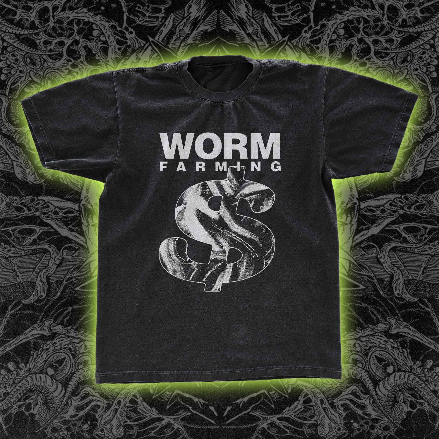 Worm Farming Classic Tee Black