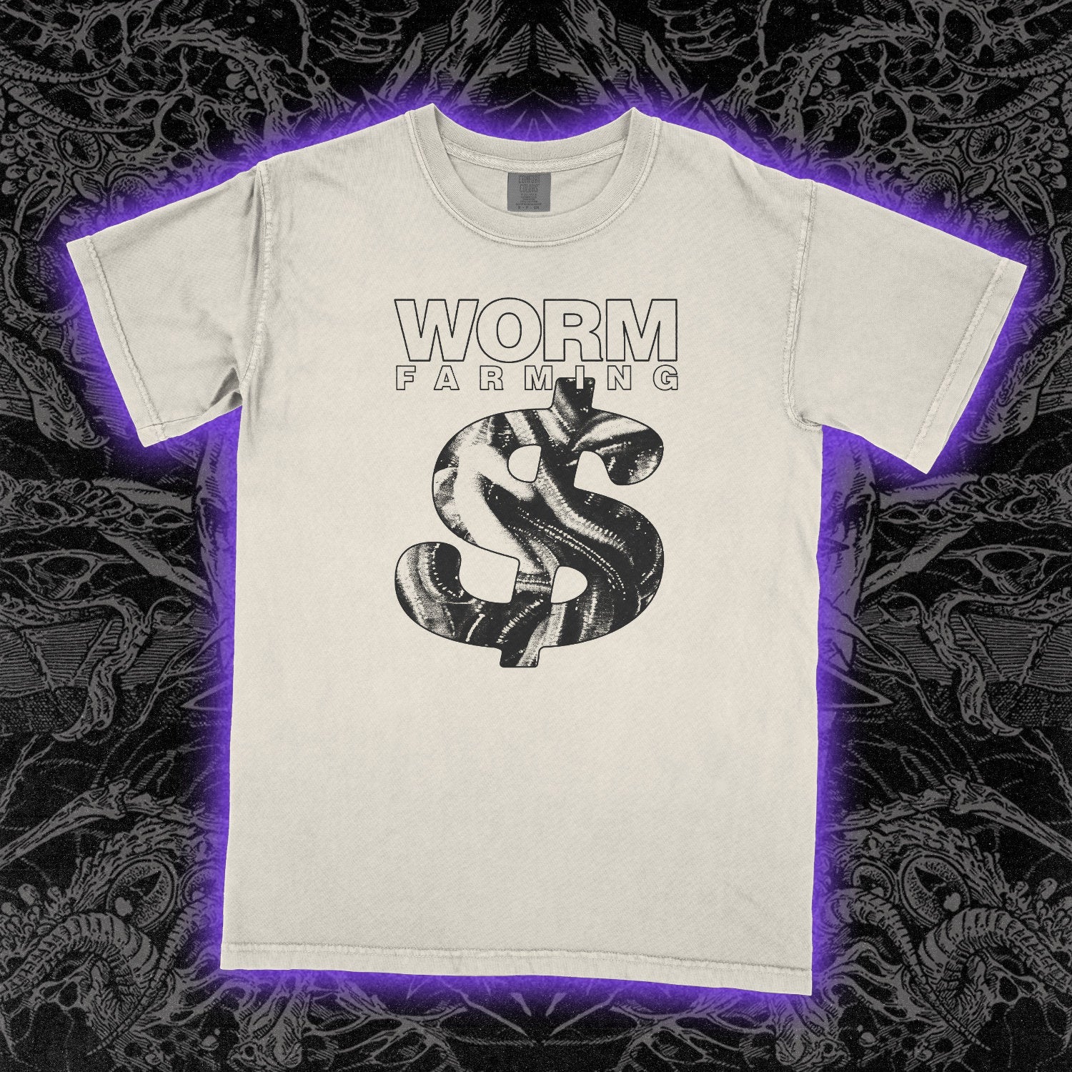 Worm Farming Heavy Tee Ivory