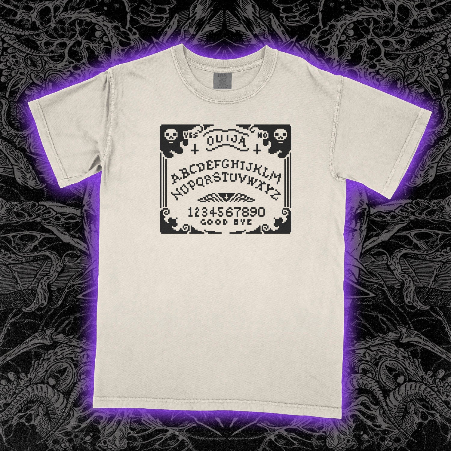 8-Bit Ouija Comfort Colors Ivory Tee