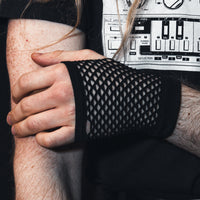 Y2K Fishnet Fingerless Gloves