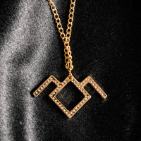 Twin Peaks Owl Symbol Necklace