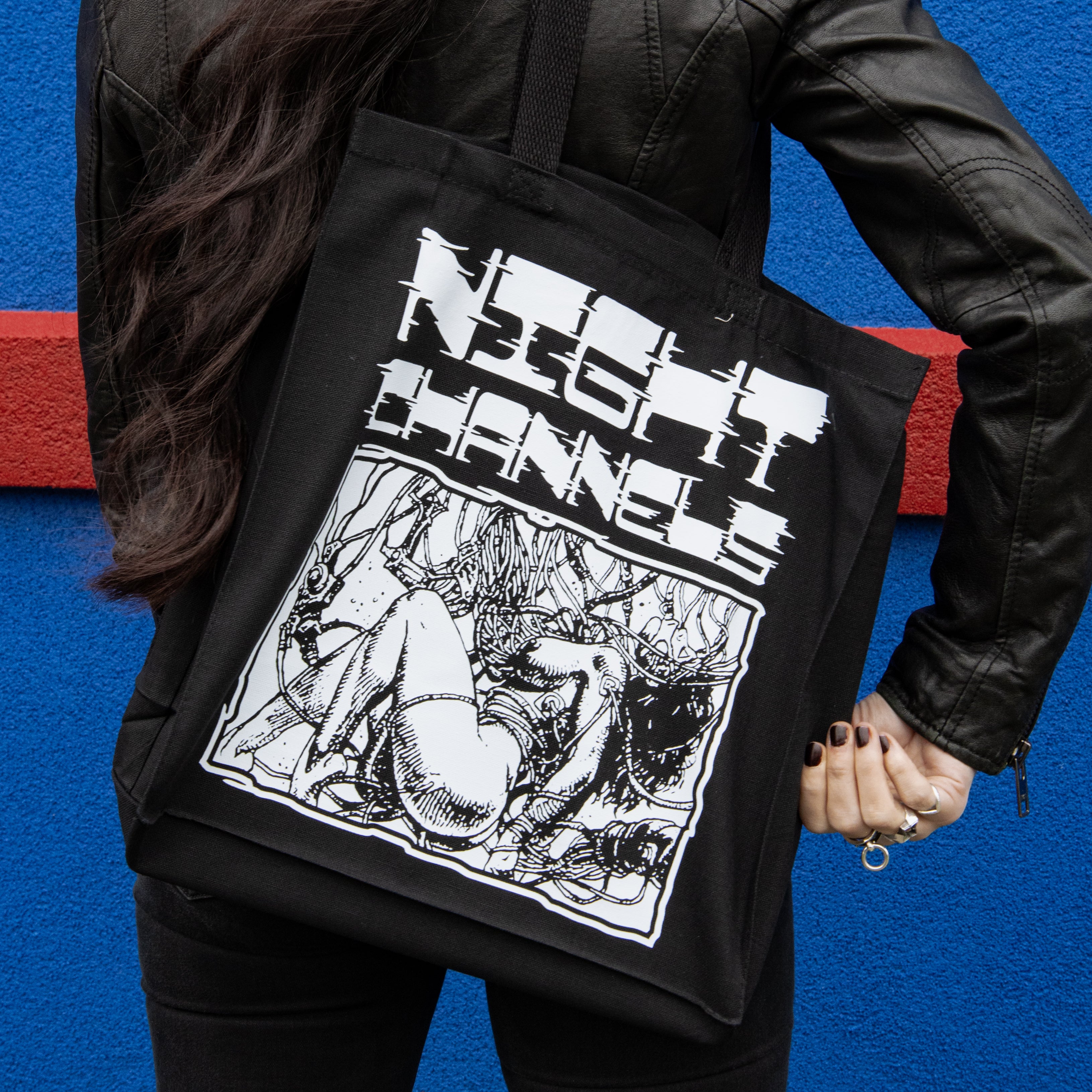 Cyber Sex Night Channels - Tote Bag