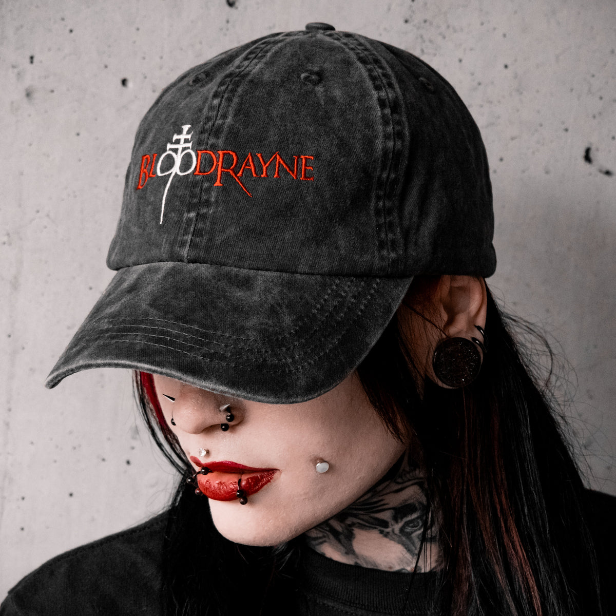 Bloodrayne Logo Vintage Wash - Embroidered Hat