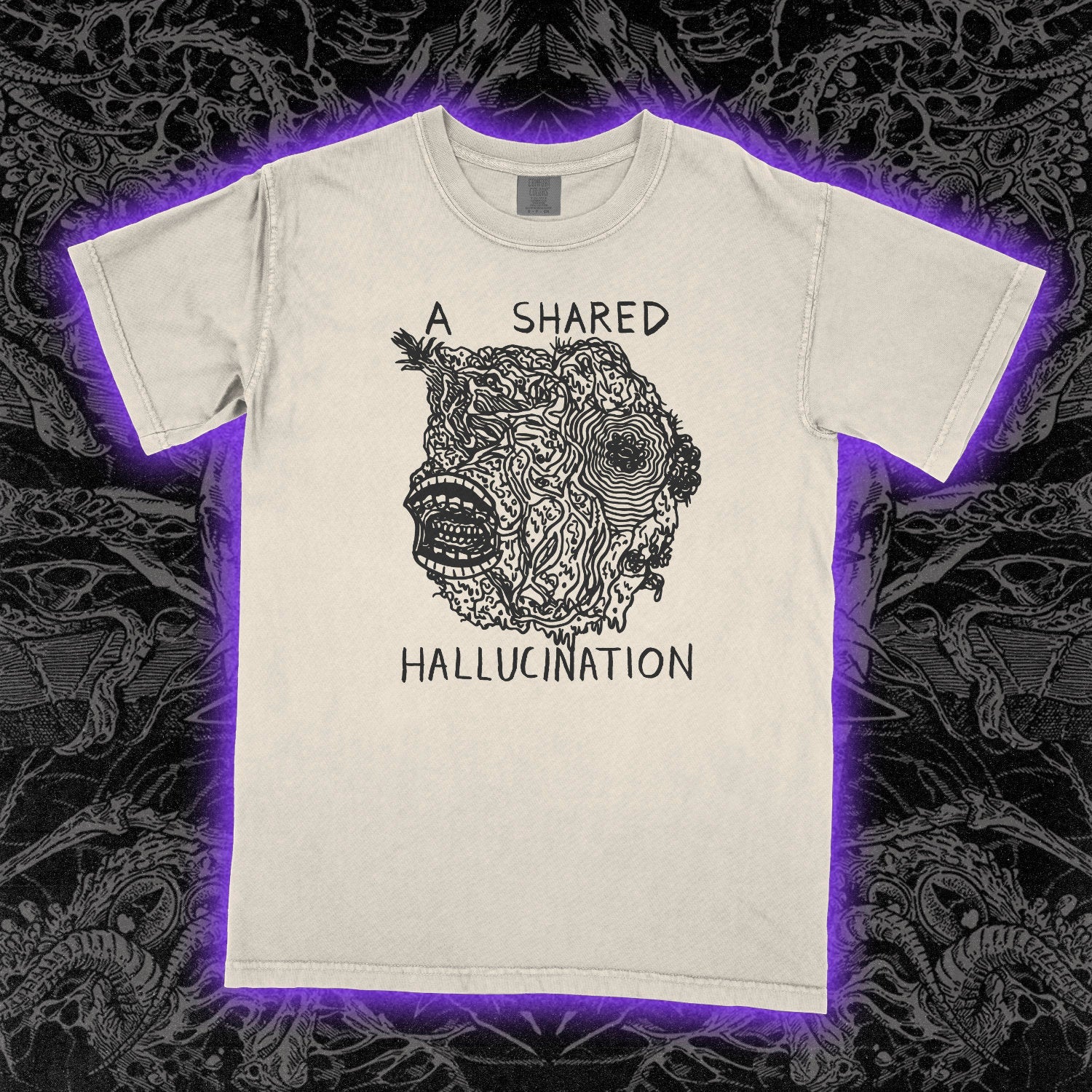 A Shared Hallucination Comfort Colors Ivory Tee