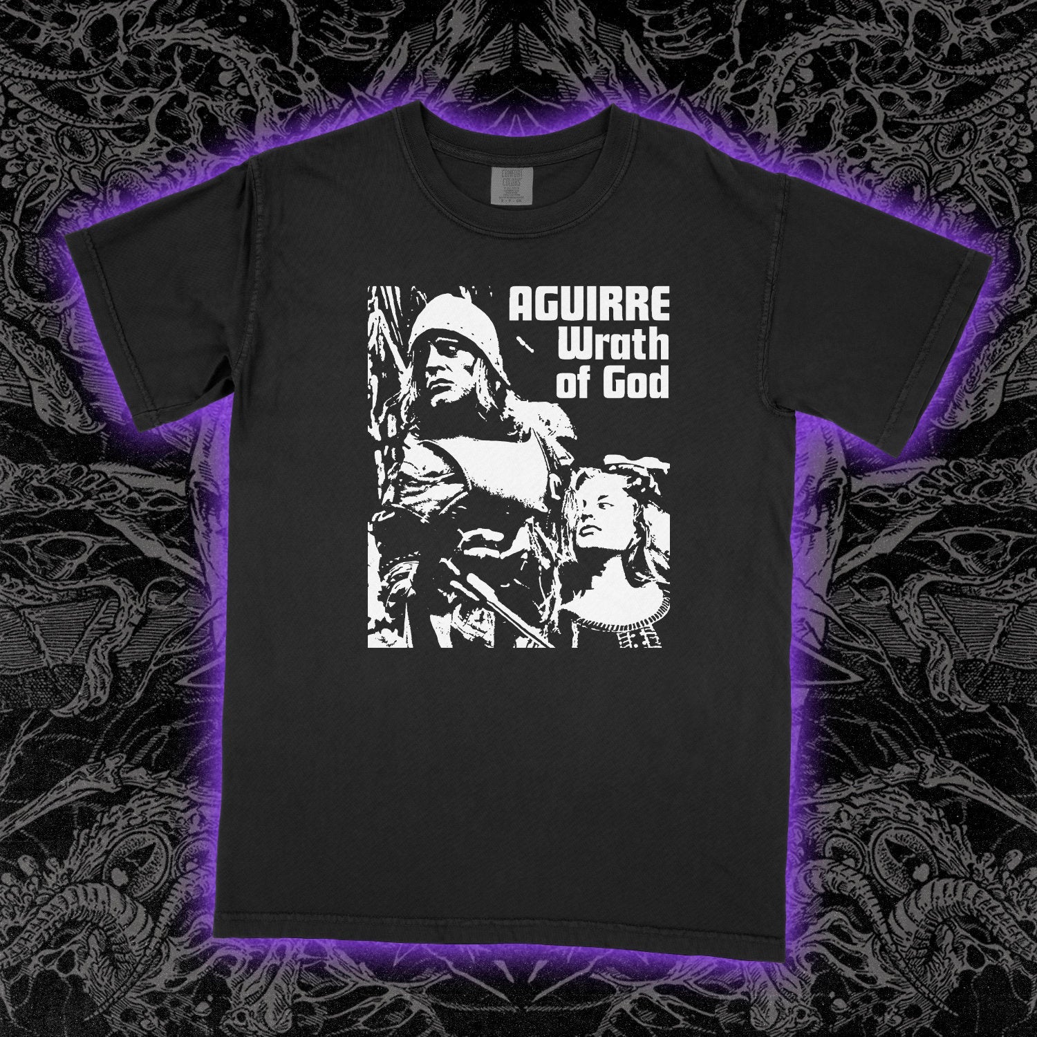 Aguirre Wrath Of God Comfort Colors Black Tee