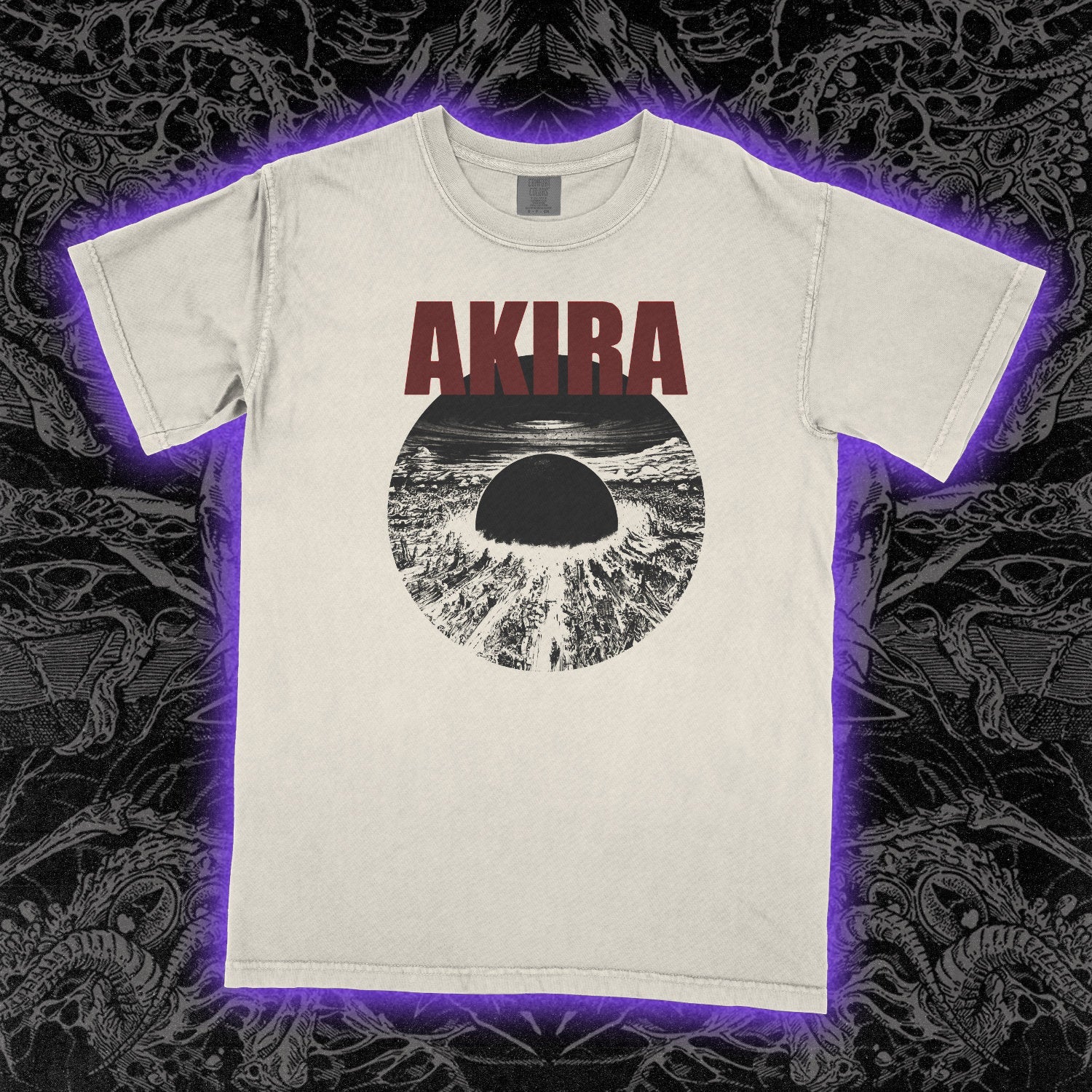 AKIRA Explosion Comfort Colors Ivory Tee