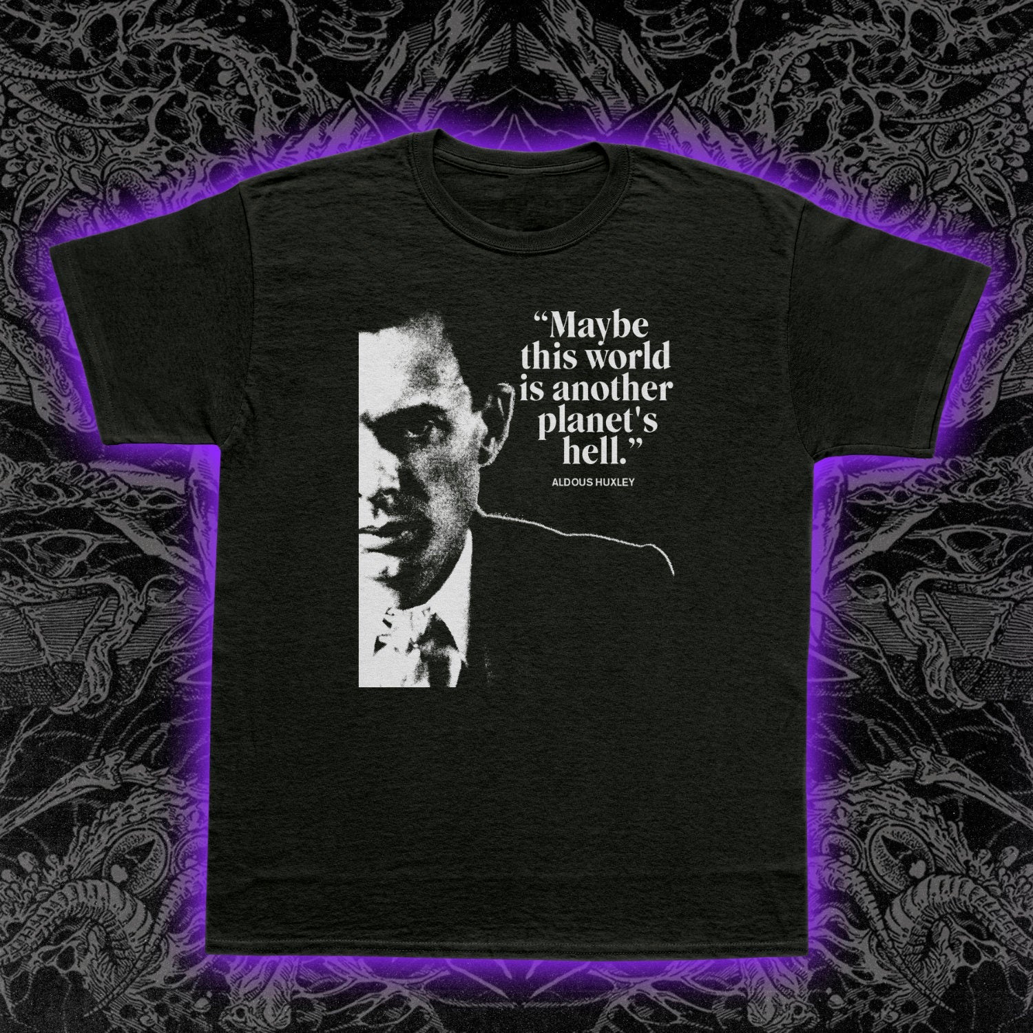 Aldous Huxley Another Planet's Hell Premium Tee